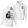 Cloeinc Men'S Horned Skull Demon Down With My Demons Print Hoodie - chicyea