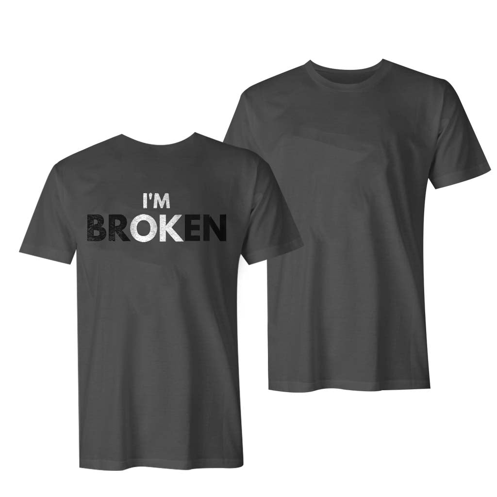 Uprandy I'M Broken Men T-Shirt - Chicyea