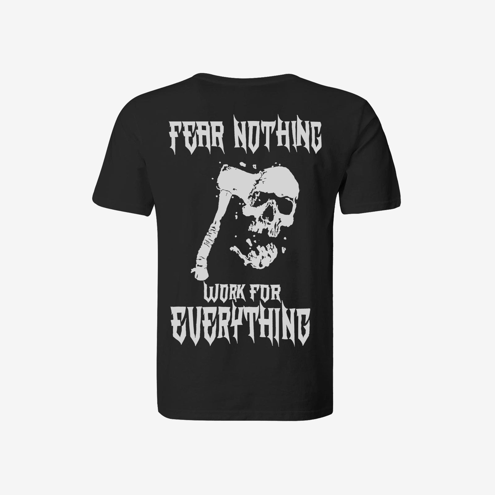 Livereid Cool Fear Nothing Skull Printed T-Shirt - chicyea