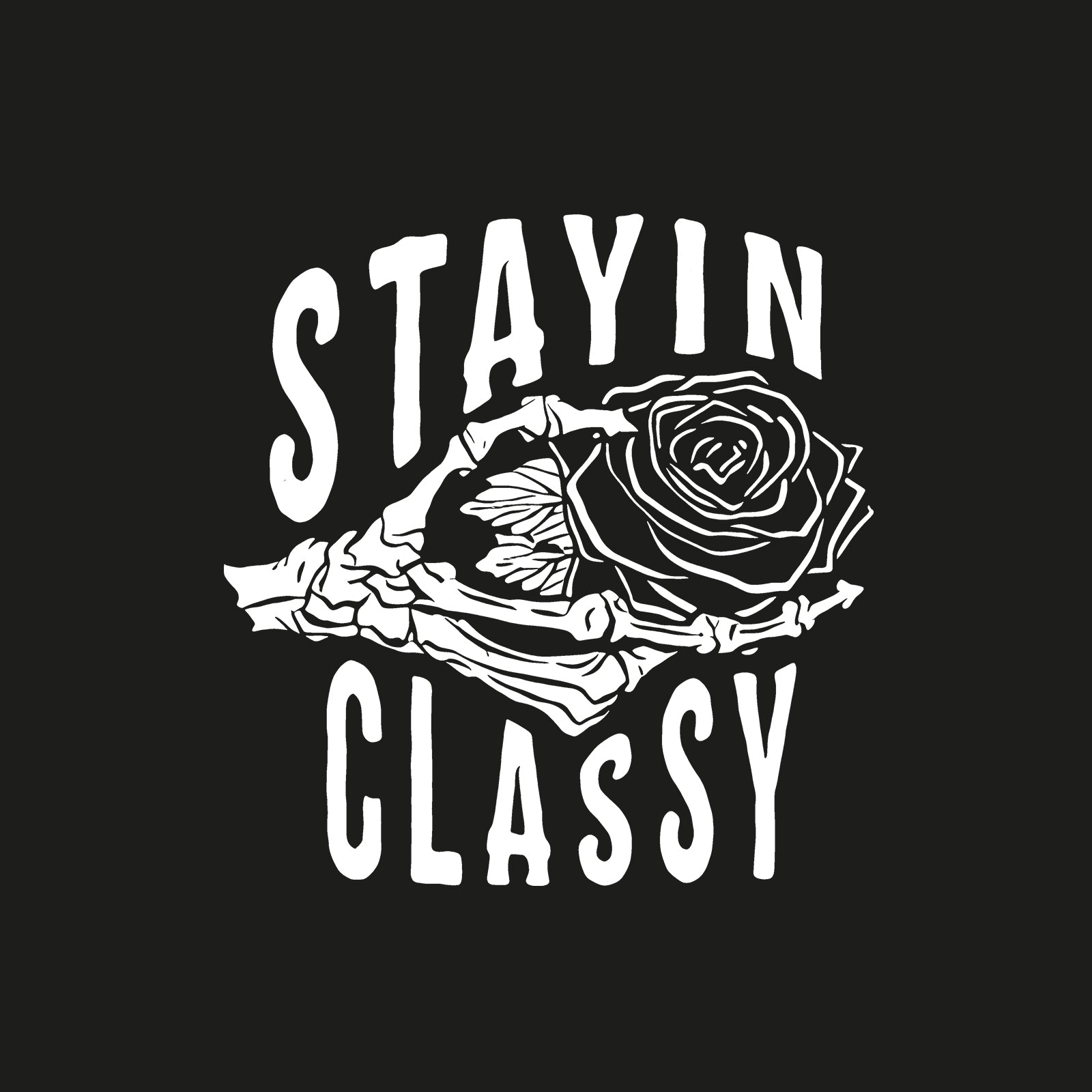 Minnieskull Stayin Classy Rose T-Shirt - chicyea