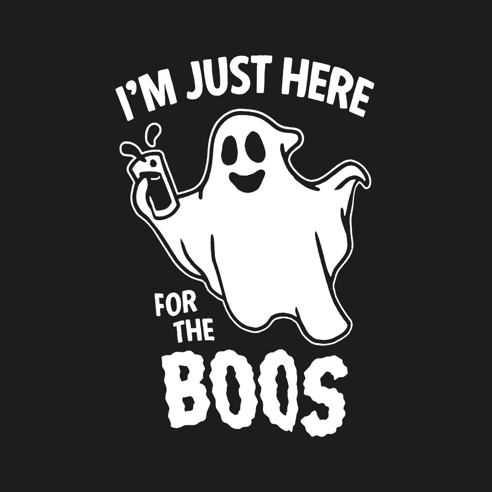 Minnieskull Cool Ghost Print Women T-Shirt - chicyea