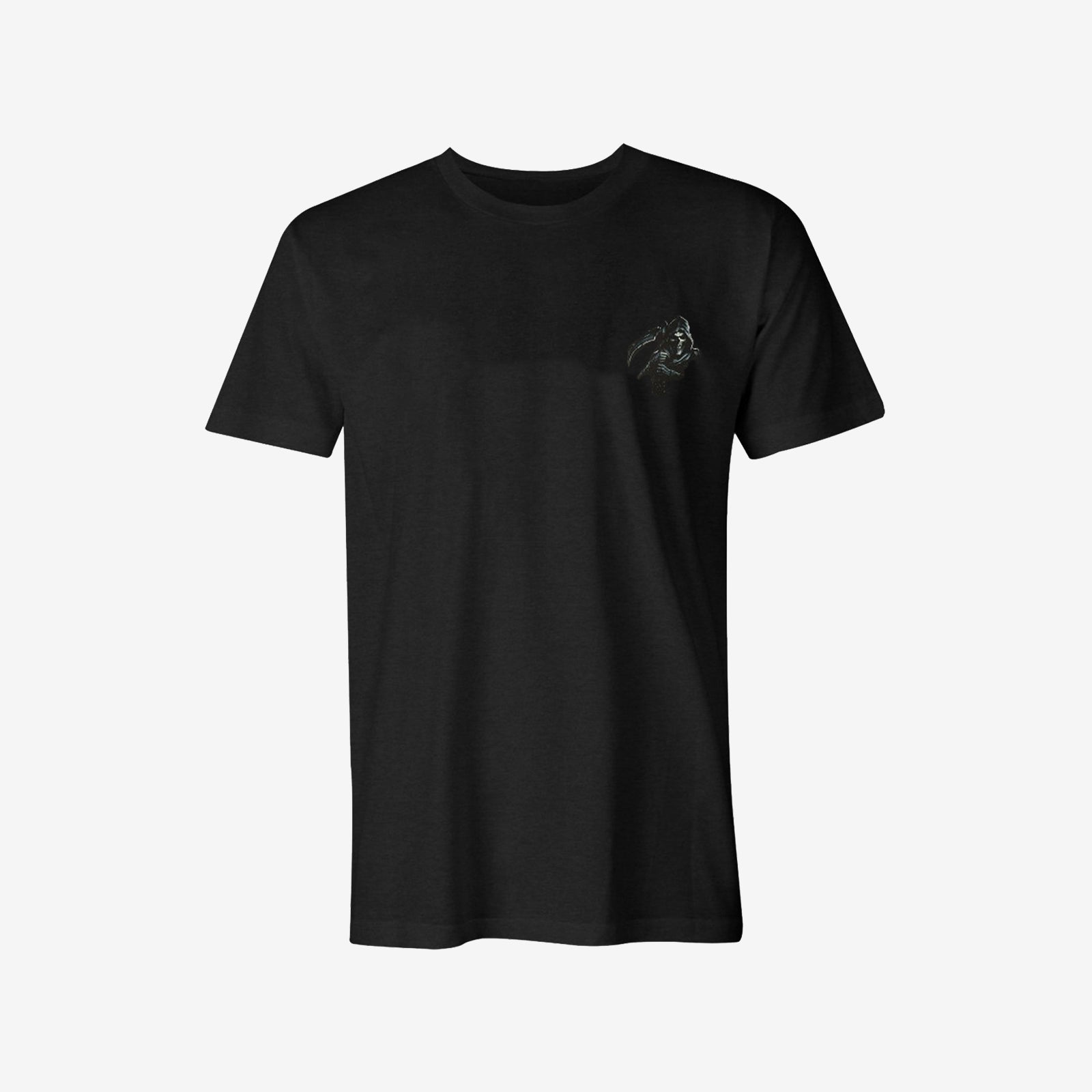 Livereid Cool Designer Sickle Skull Print T-Shirt - chicyea