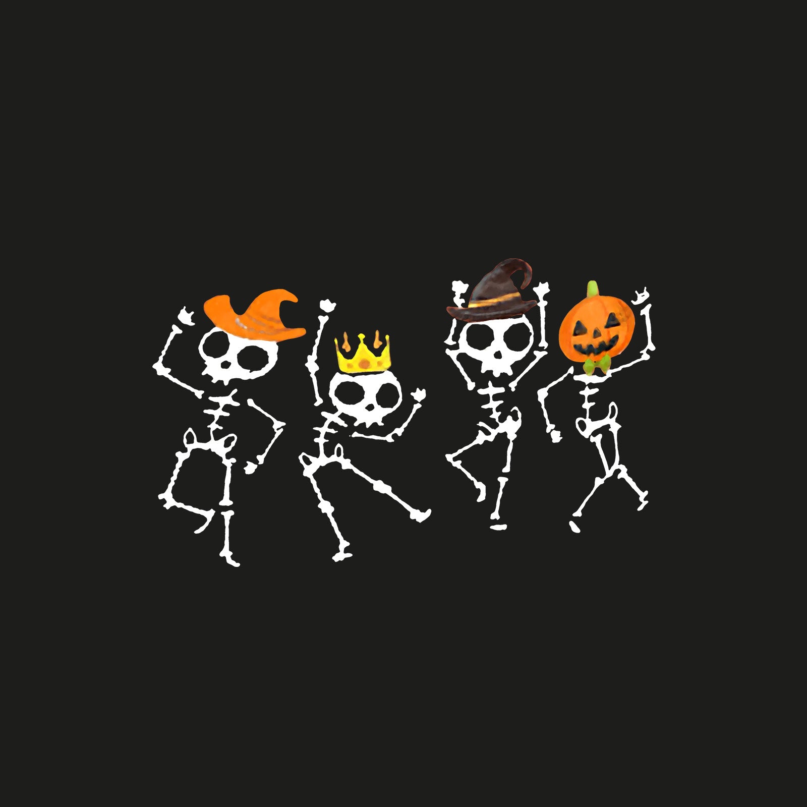 Minnieskull Cool Halloween Skull Pumpkin Orange Designer Print T-Shirt - chicyea