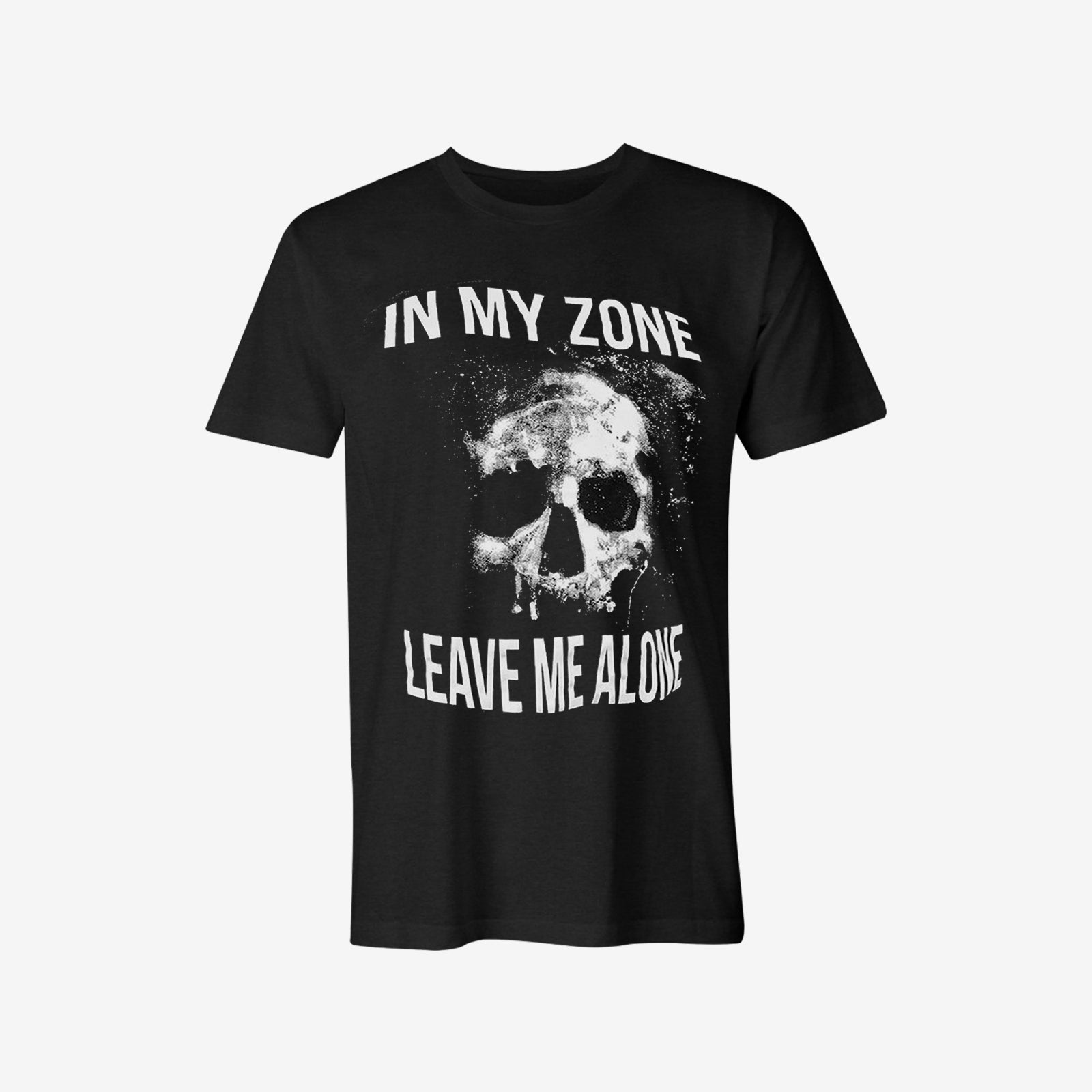 Livereid Cool In My Zone Leave Me Alone Skull T-Shirt - chicyea