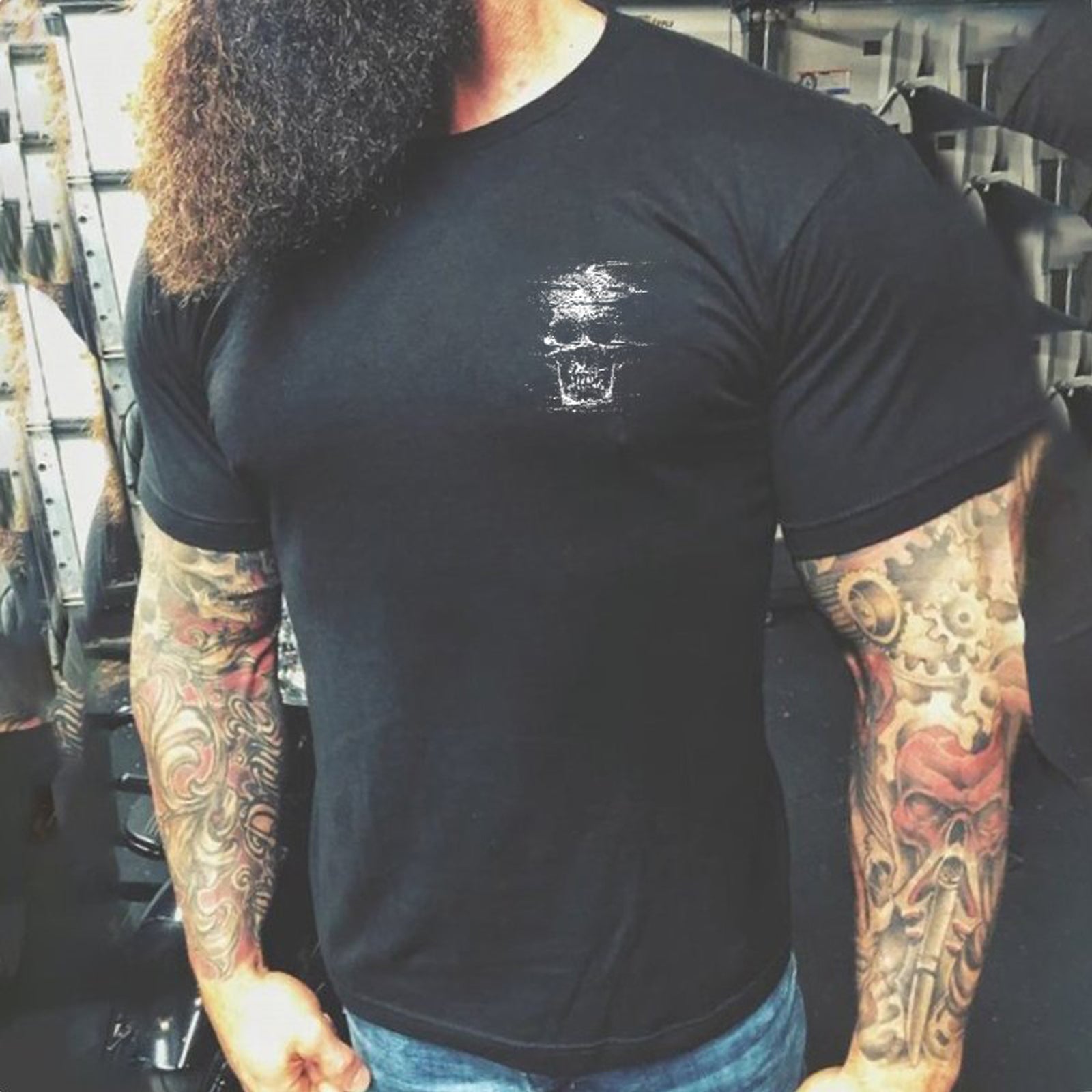 Livereid Classic Men Skull Find A Way Printed Designer T-Shirt - chicyea