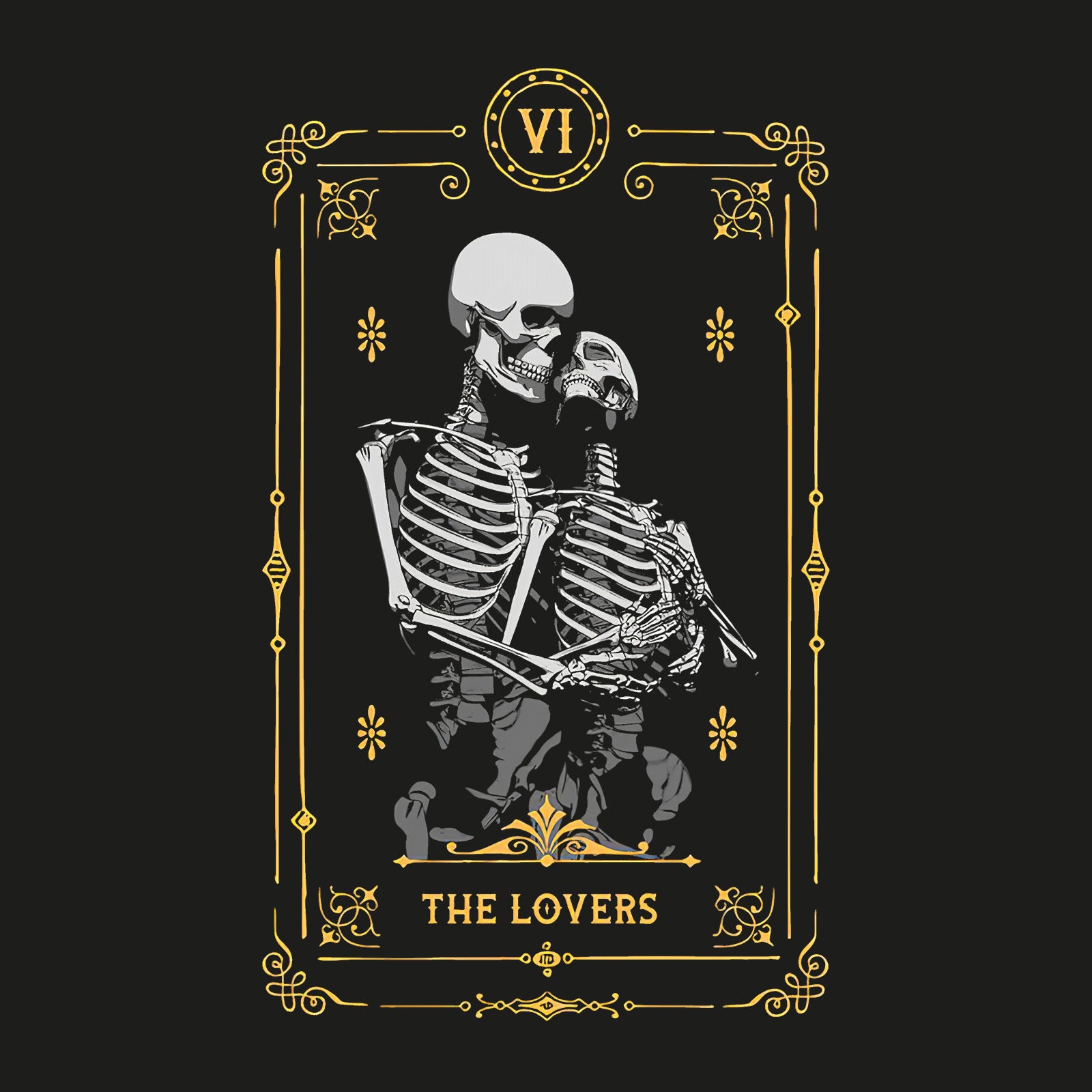 Minnieskull The Lovers Skull Designer Women T-Shirt - chicyea