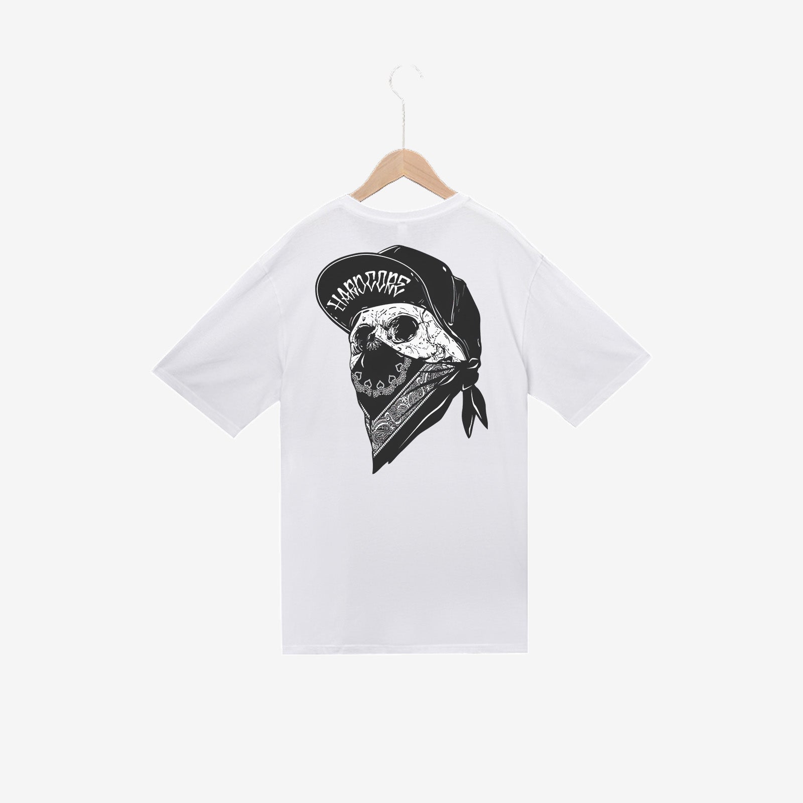 Uprandy Creative Skull Graphic Casual Design T-Shirt - chicyea