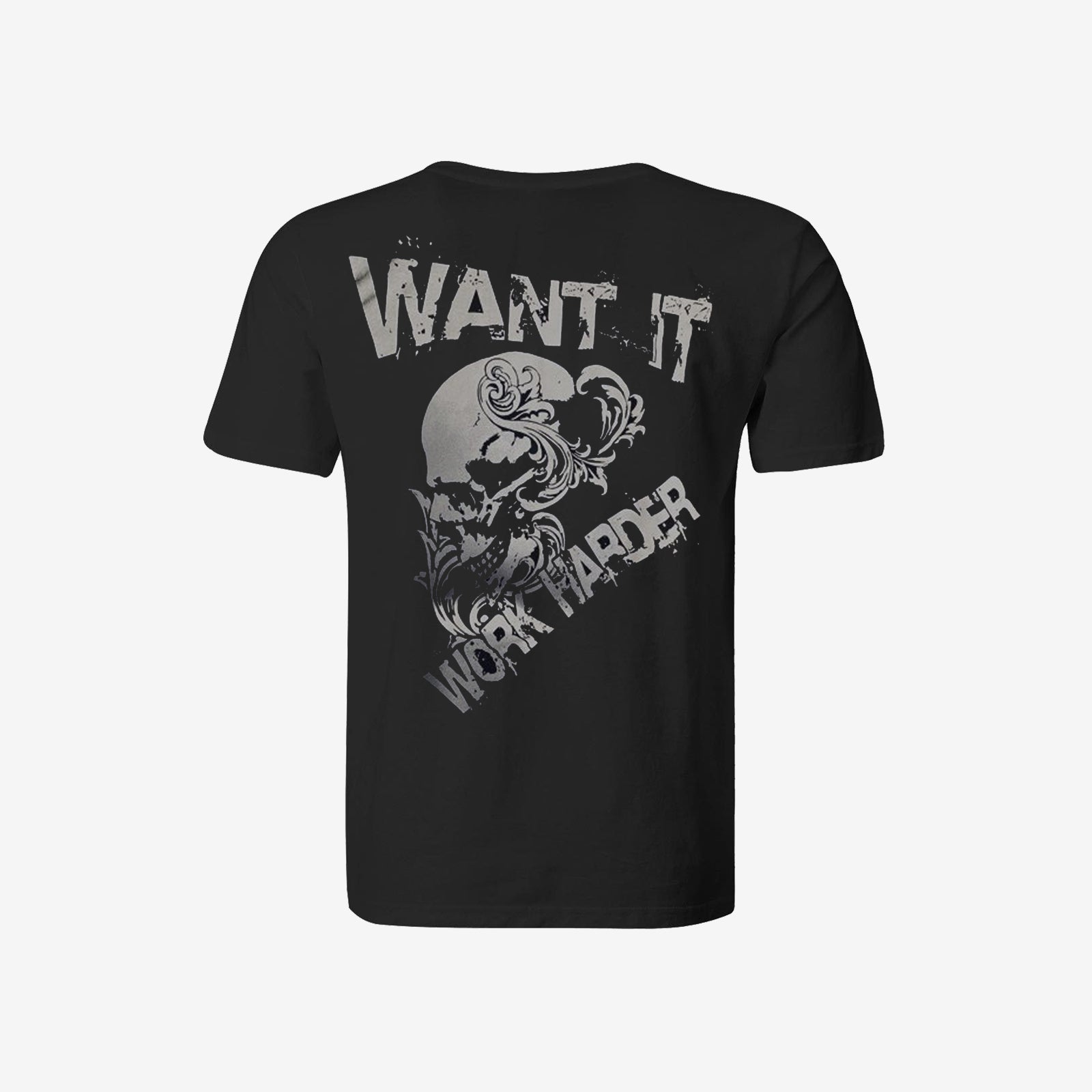 Livereid Want It Print Graphic Skull T-Shirt - chicyea