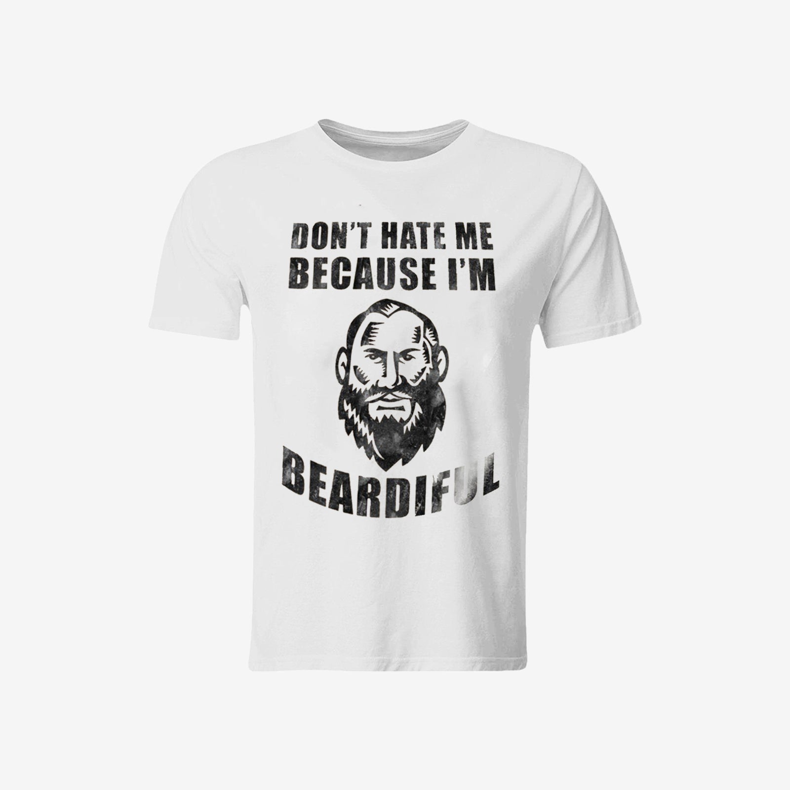 Livereid Don'T Hate Me Because I'M Beardiful Letter T-Shirt - chicyea