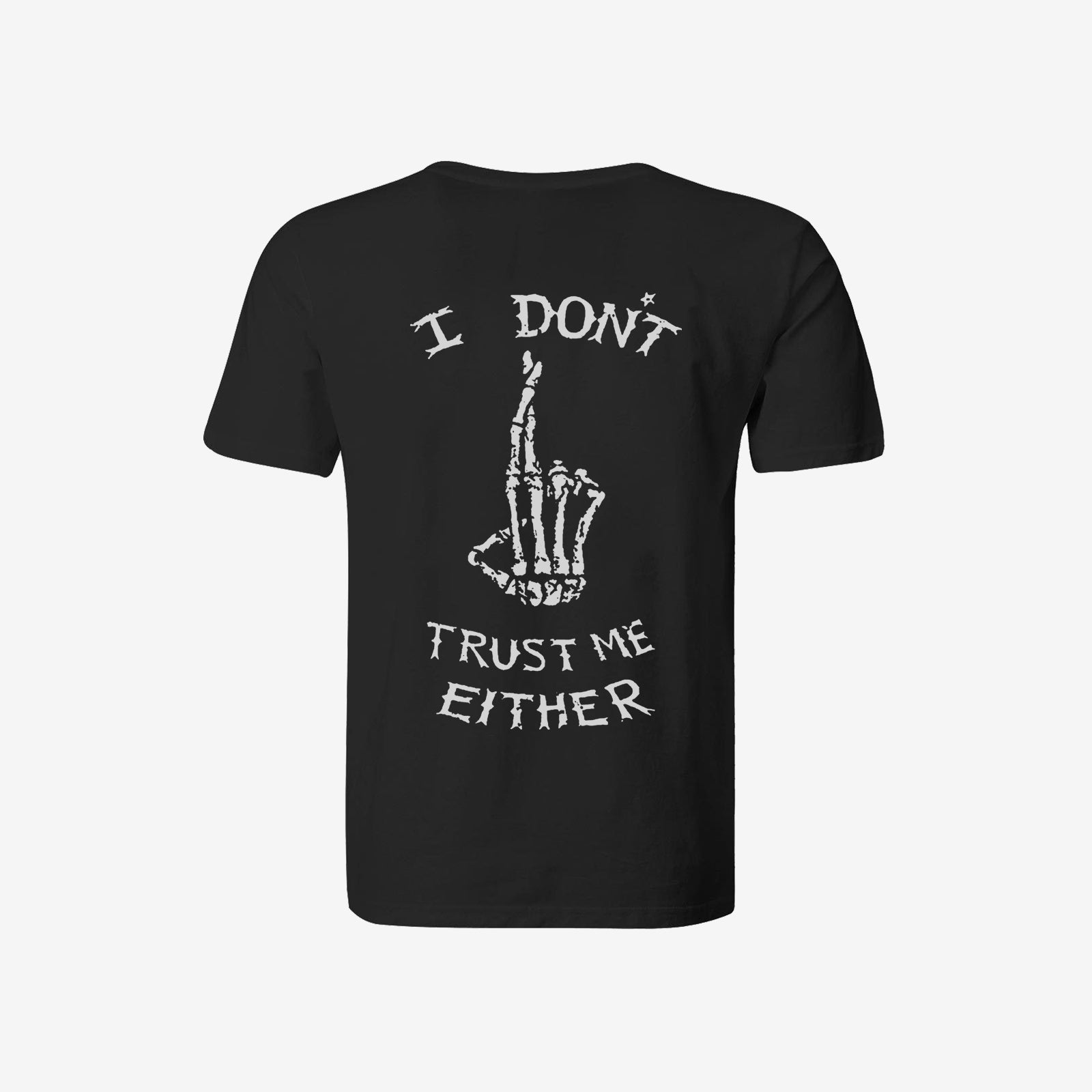 Uprandy I Don'T Trust Me Either Printed Short Sleeve T-Shirt - chicyea