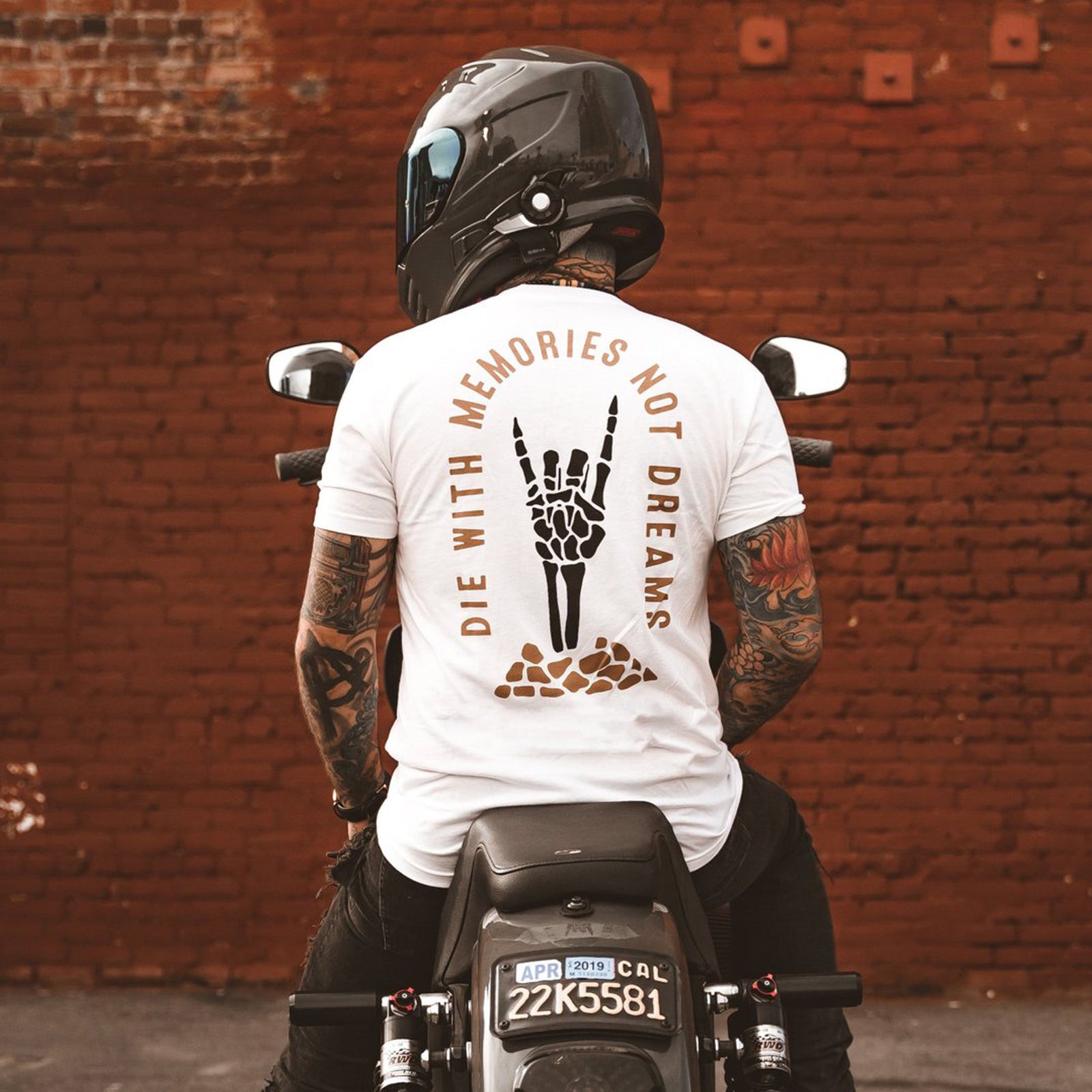 Uprandy Die With Memorie Not Dreams Printed T-Shirt - chicyea