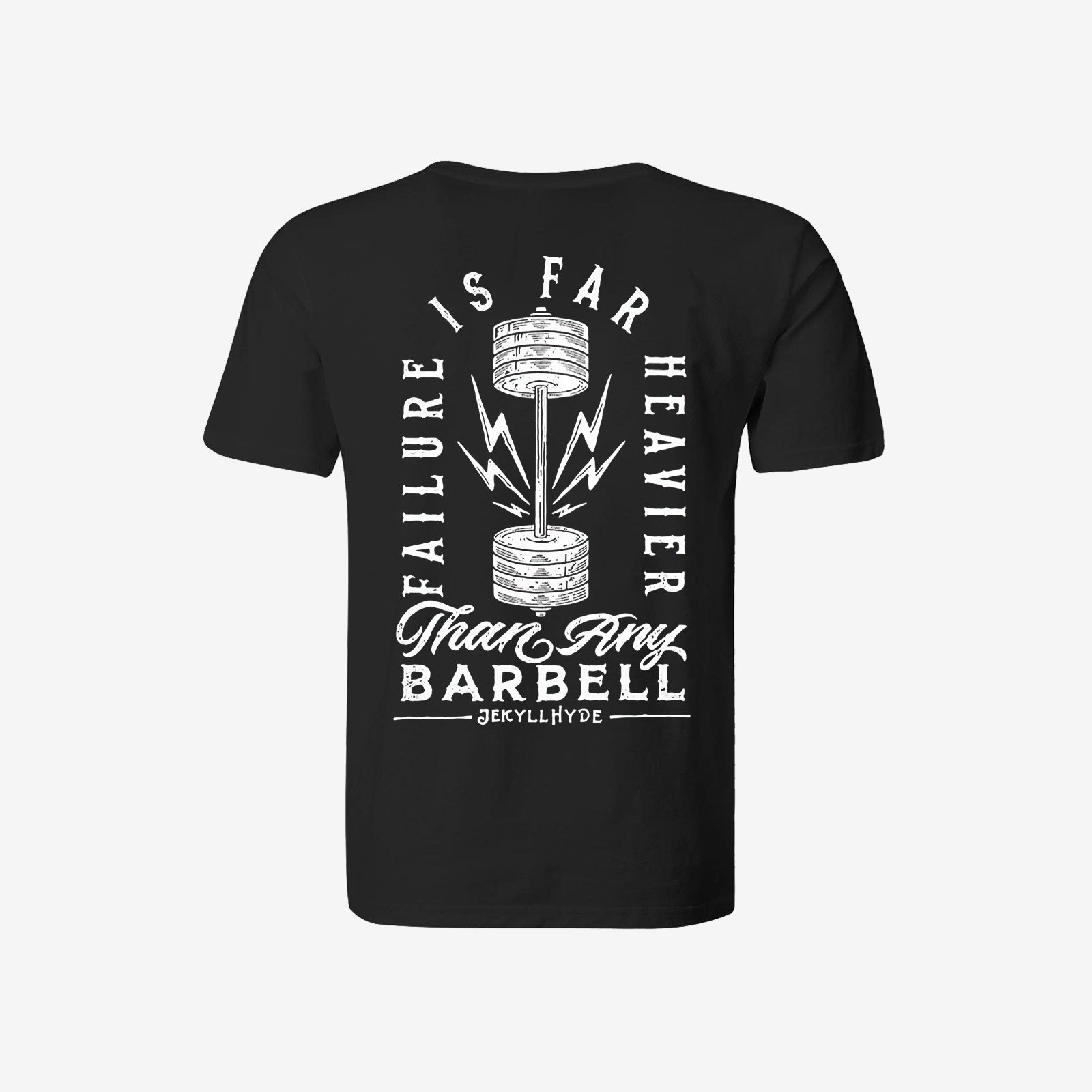 Livereid Barbell Letter Print Casual T-Shirt - chicyea