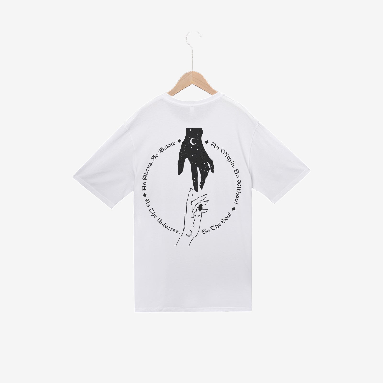 Uprandy Hand Letter Printed Men T-Shirt Designer - chicyea