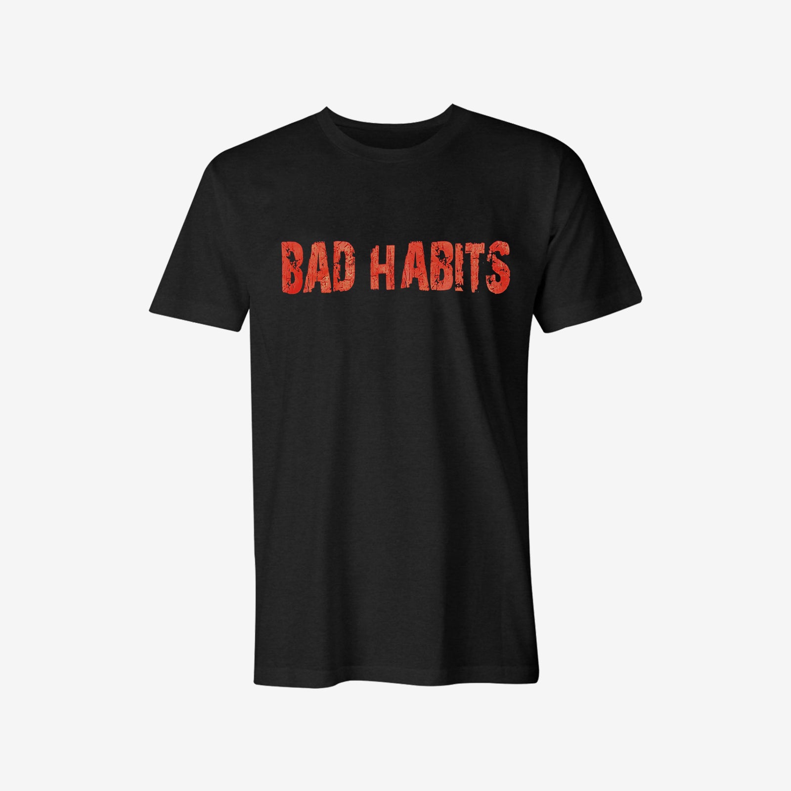 Livereid Bad Habits Fitness Letter T-Shirt - chicyea