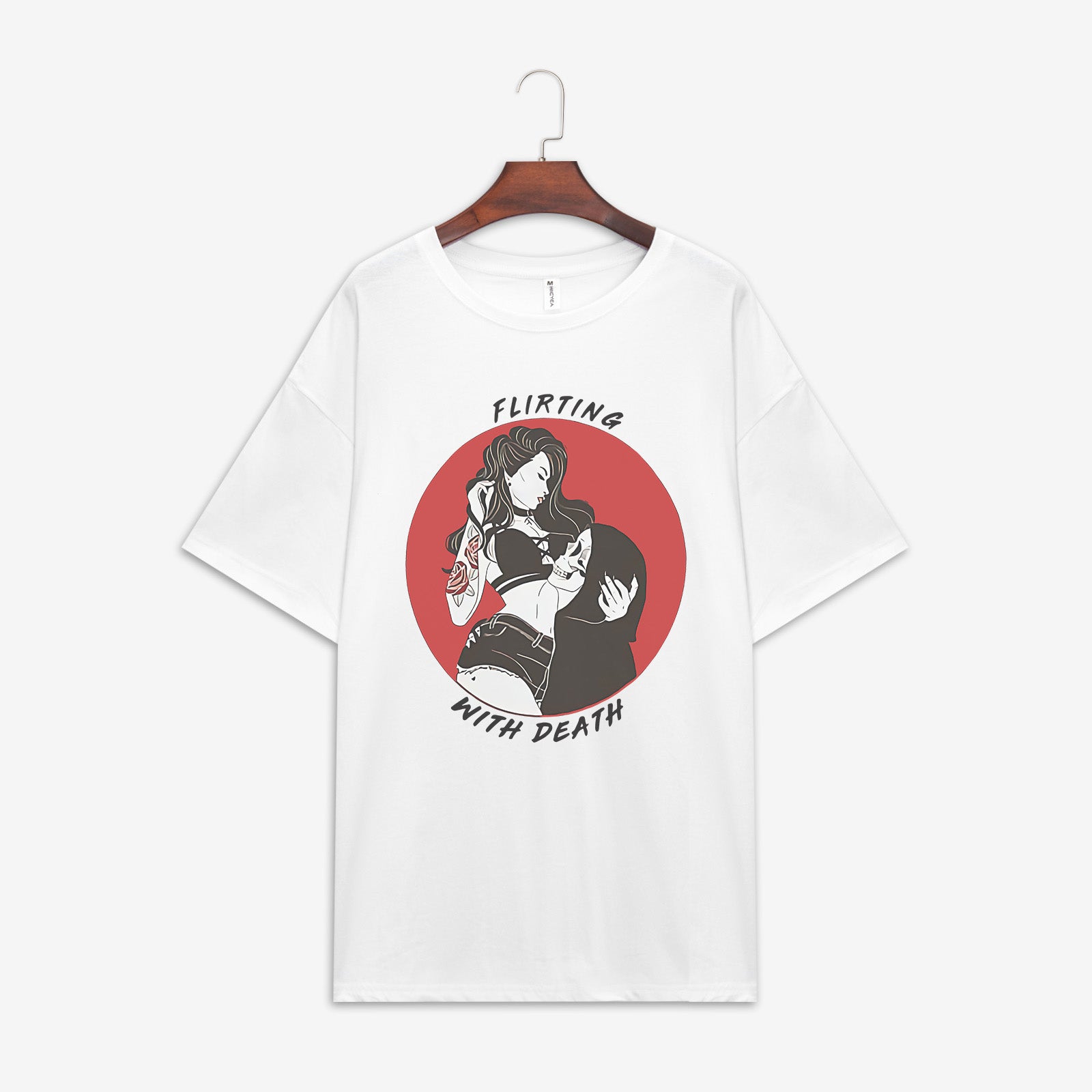 Minnieskull Cool Sexy Lady Printed T-Shirt - chicyea