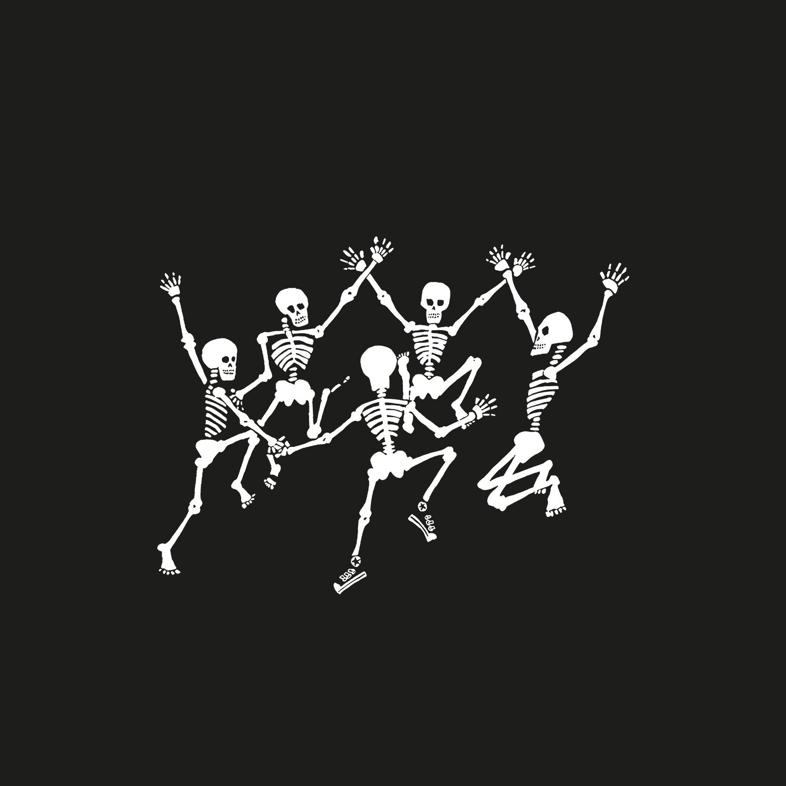 Minnieskull Cheering Skulls Print Designer Short Sleeve T-Shirt - chicyea