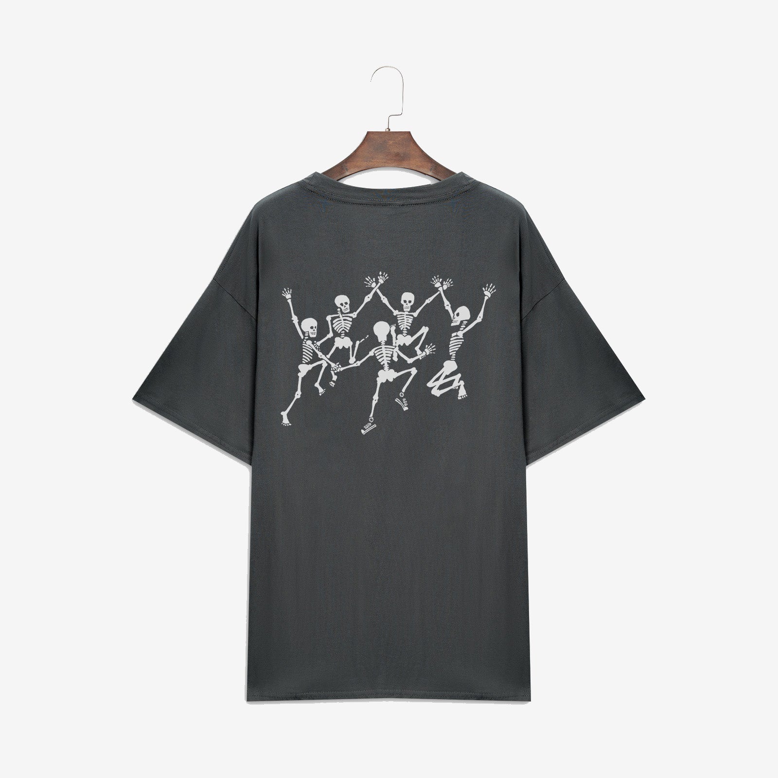 Minnieskull Cheering Skulls Print Designer Short Sleeve T-Shirt - chicyea