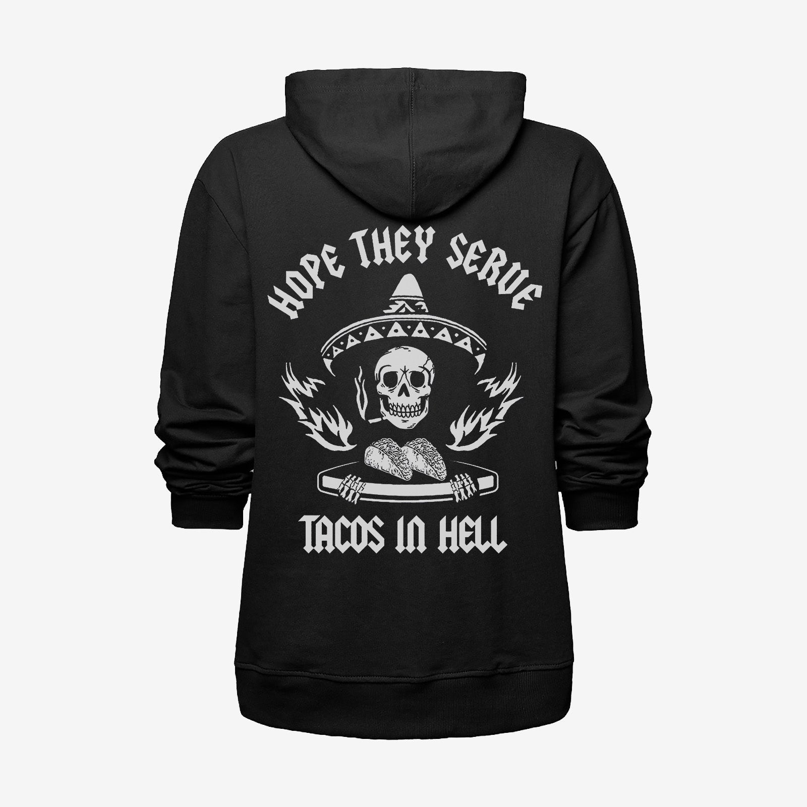 Uprandy Mexican Hat Skull Printed Men Plus Hoodie - chicyea
