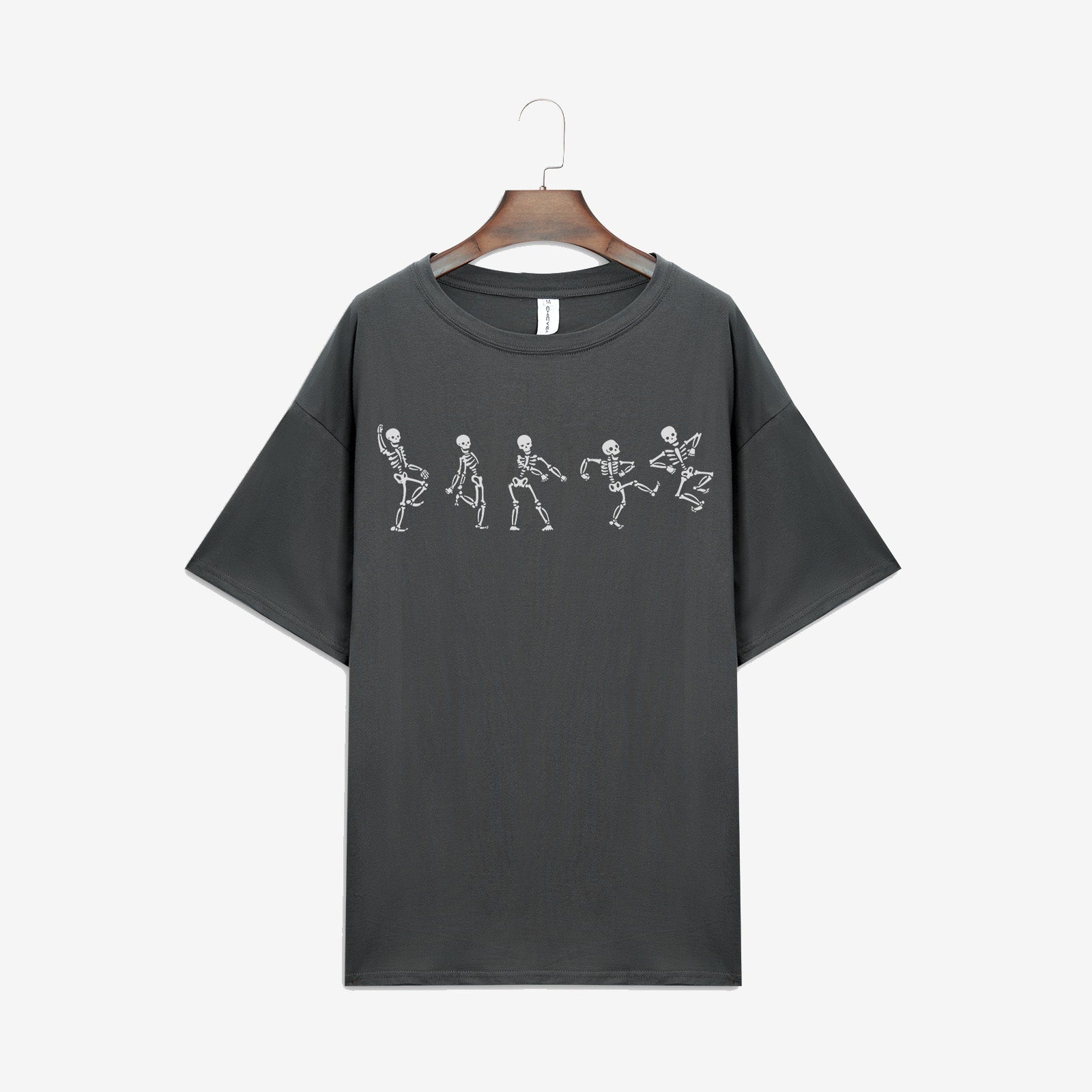 Minnieskull Various Postures Skull Printed T-Shirt - chicyea