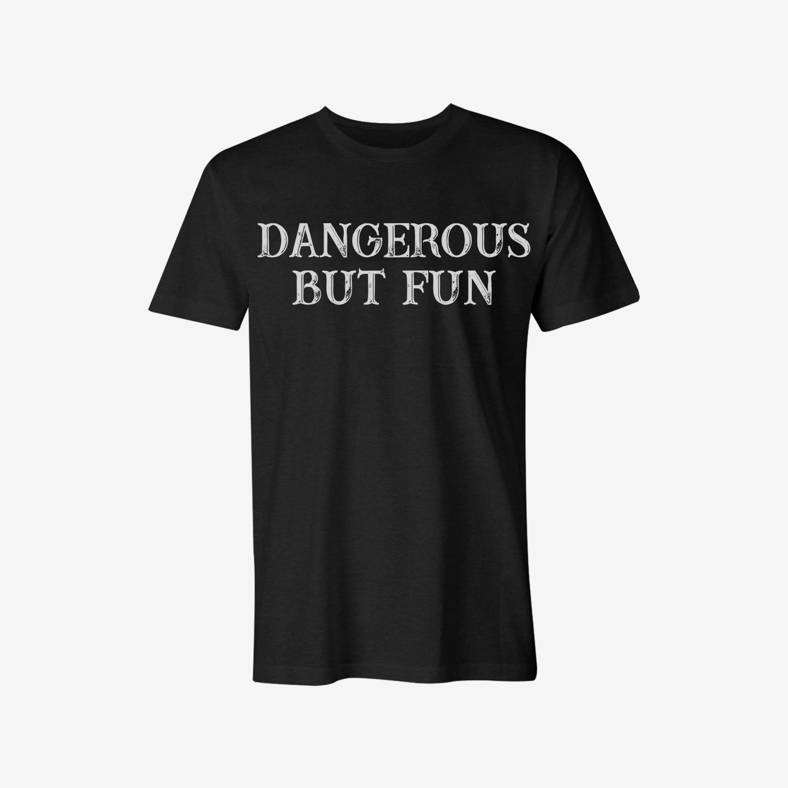 Livereid Dangerous But Fun Letter T-Shirt - chicyea