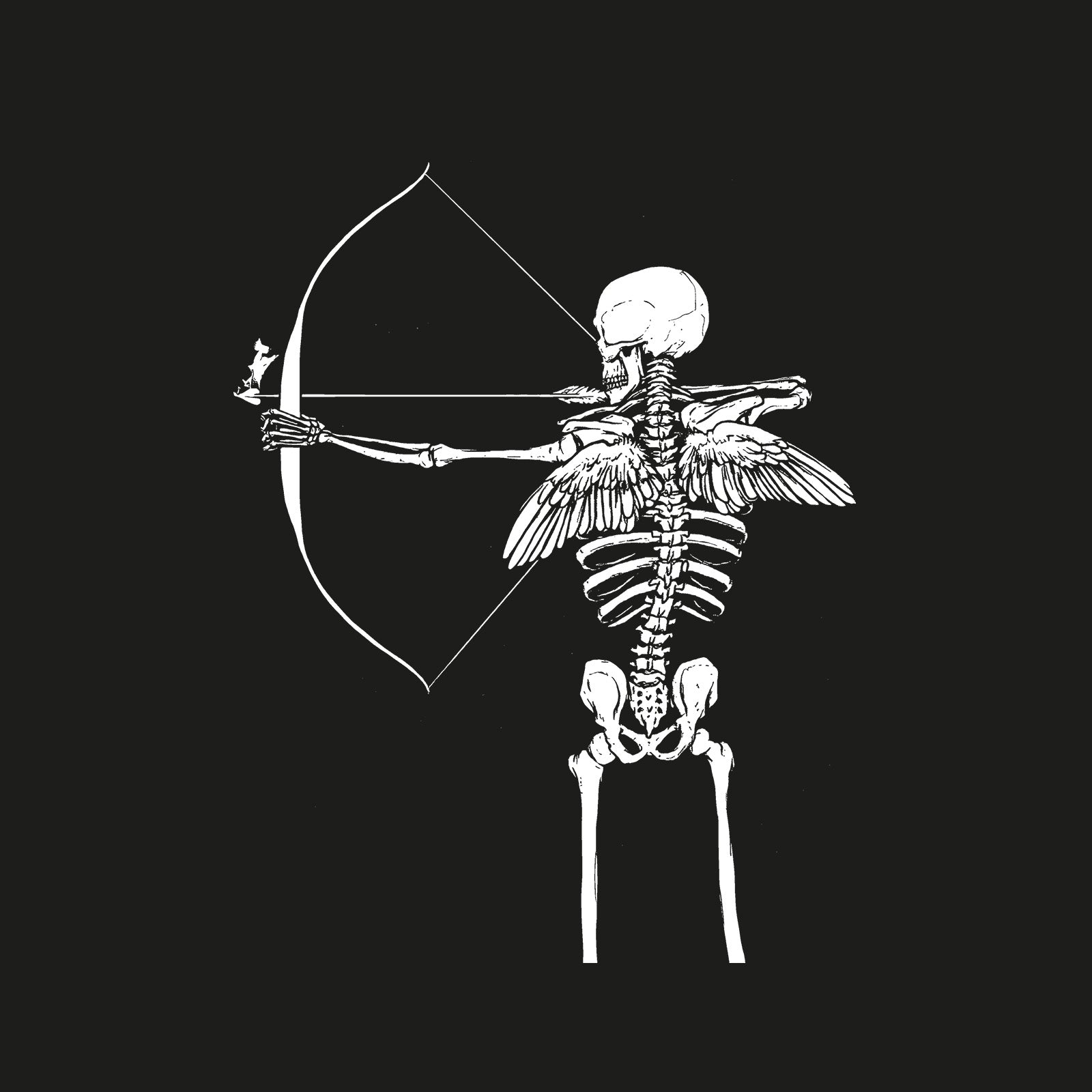 Minnieskull Archery Skull Skull Print Women T-Shirt - chicyea