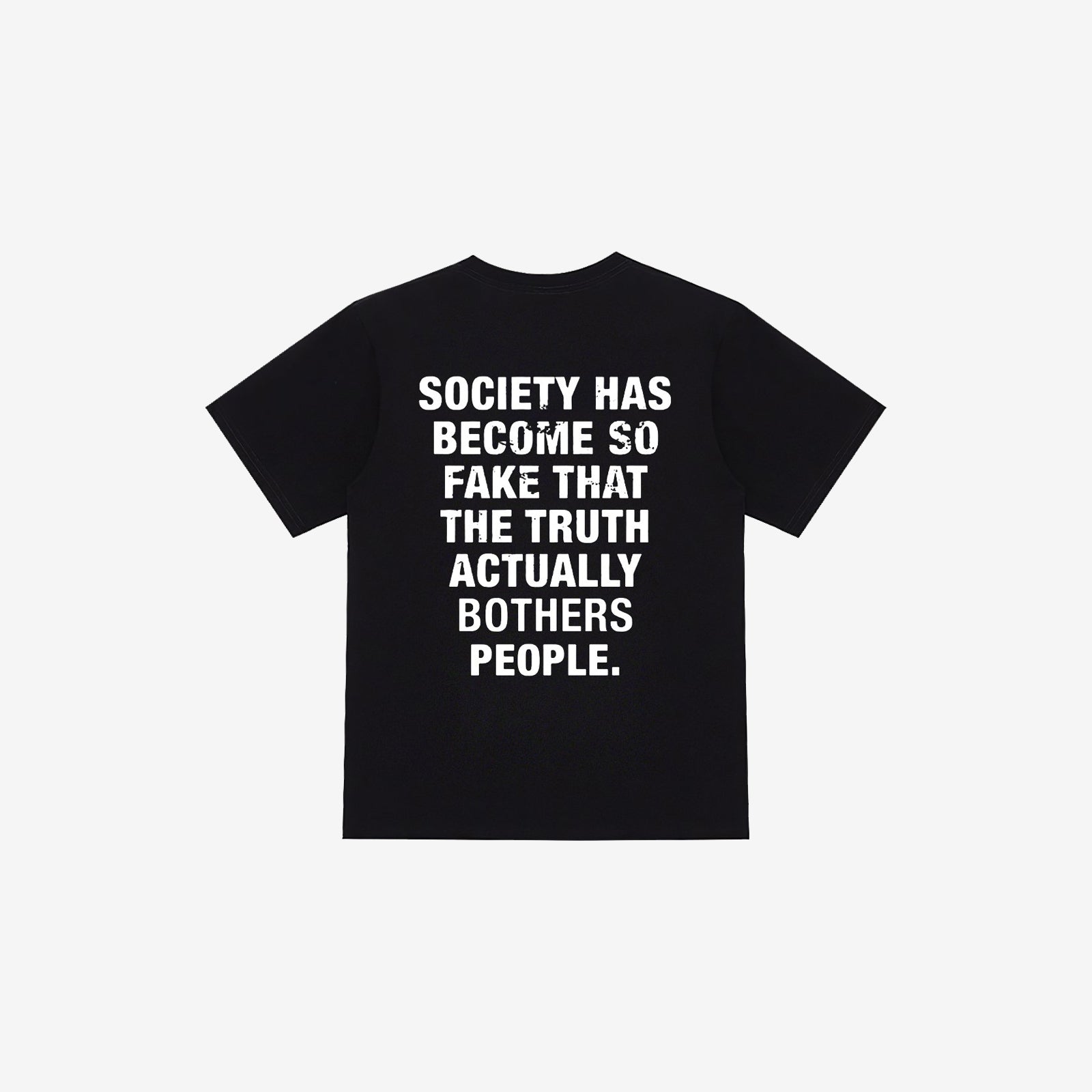 Livereid Society Has Become So Fake Letter T-Shirt - chicyea