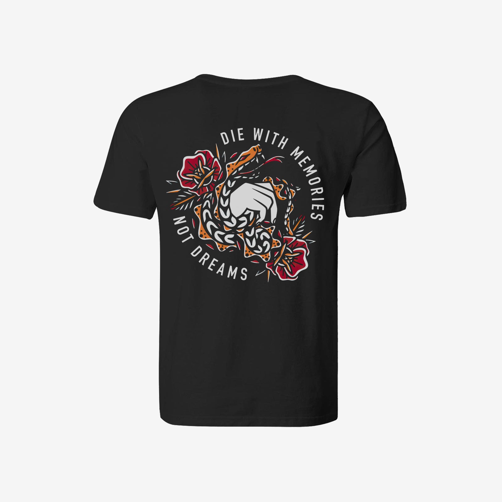 Uprandy Die With Memories Not Dreams Printed T-Shirt - chicyea