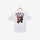 Uprandy Devil Letter Printed White T-Shirt - chicyea