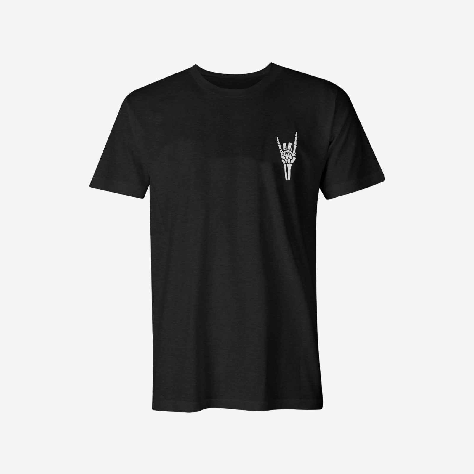 Uprandy Die With Memories Not Dreams Mano Cornuto Printed T-Shirt - chicyea