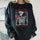 Minnieskull Baby I'M Dead Inside Skull Drinking Coffee Women Sweatshirt - chicyea