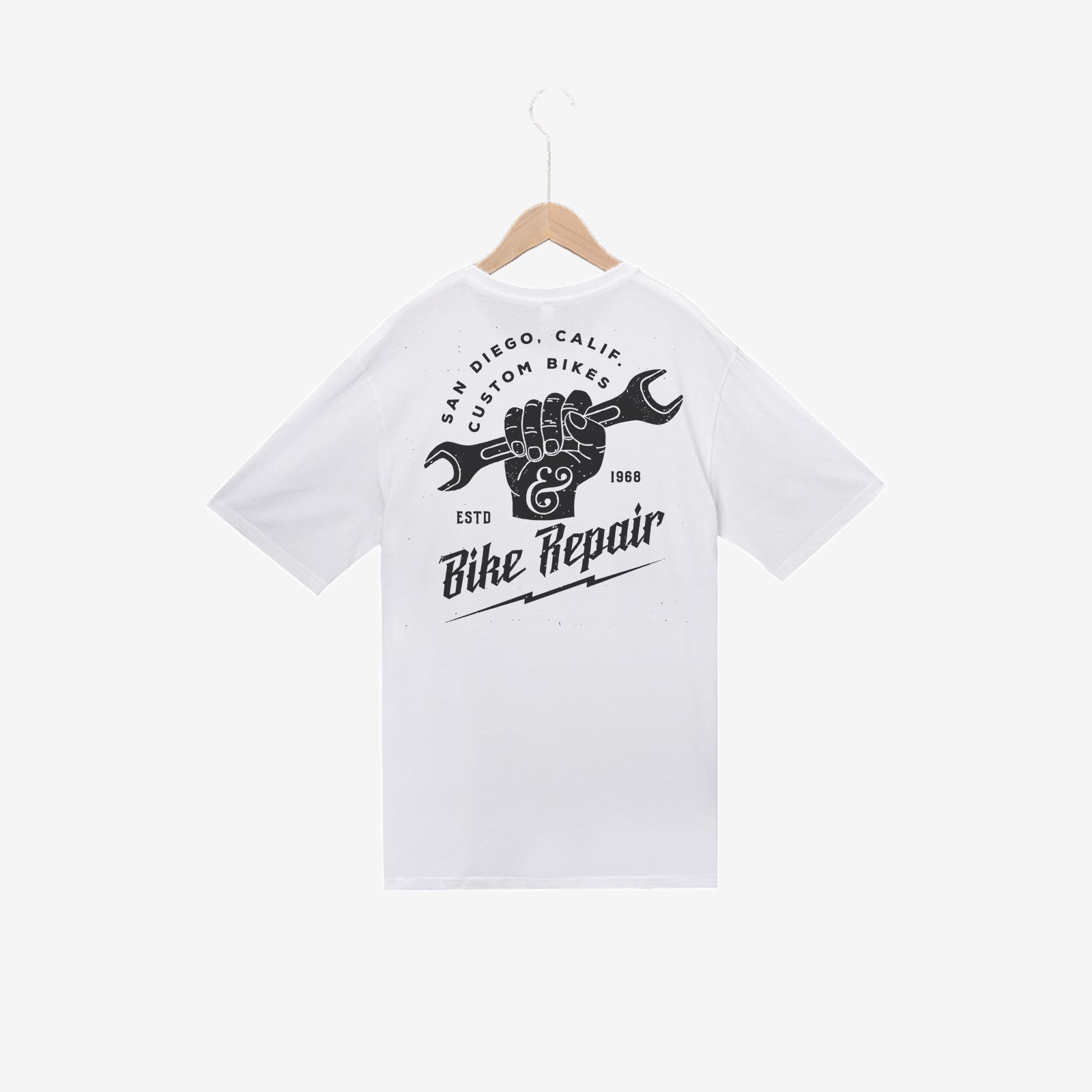 Uprandy Bike Repair Printed Men T-Shirt Designer - chicyea