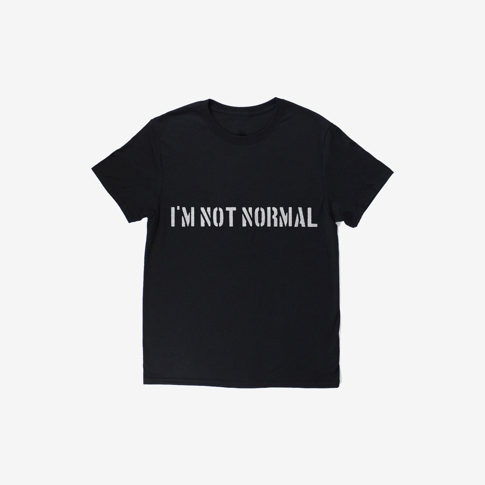 Livereid I'M Not Normal Letter T-Shirt - chicyea