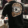 Uprandy Caffeine Gasoline Skull Helmet Print Black T-Shirt - chicyea