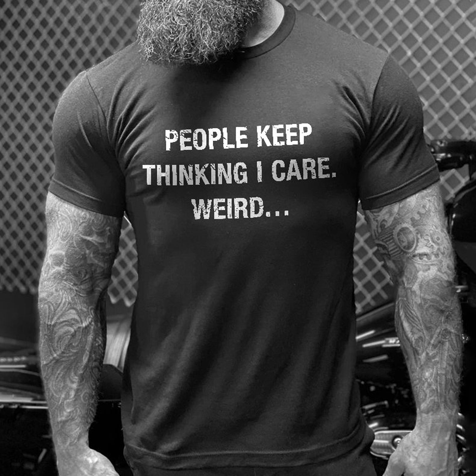 Livereid People Keep Thinking I Care Weird T-Shirt - chicyea
