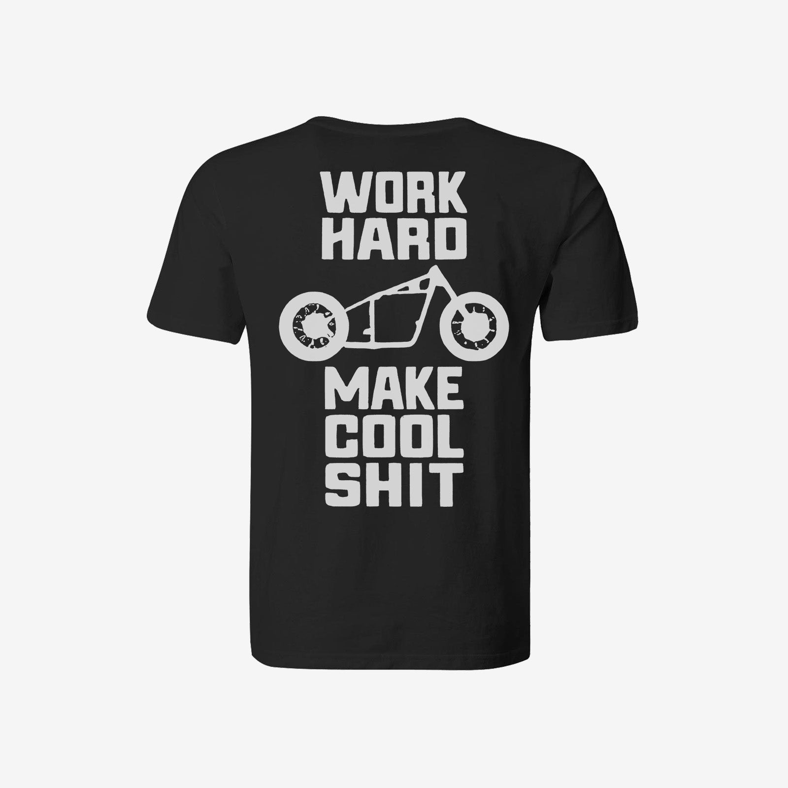 Uprandy Work Hard Make Cool Shit Designer T-Shirt - chicyea