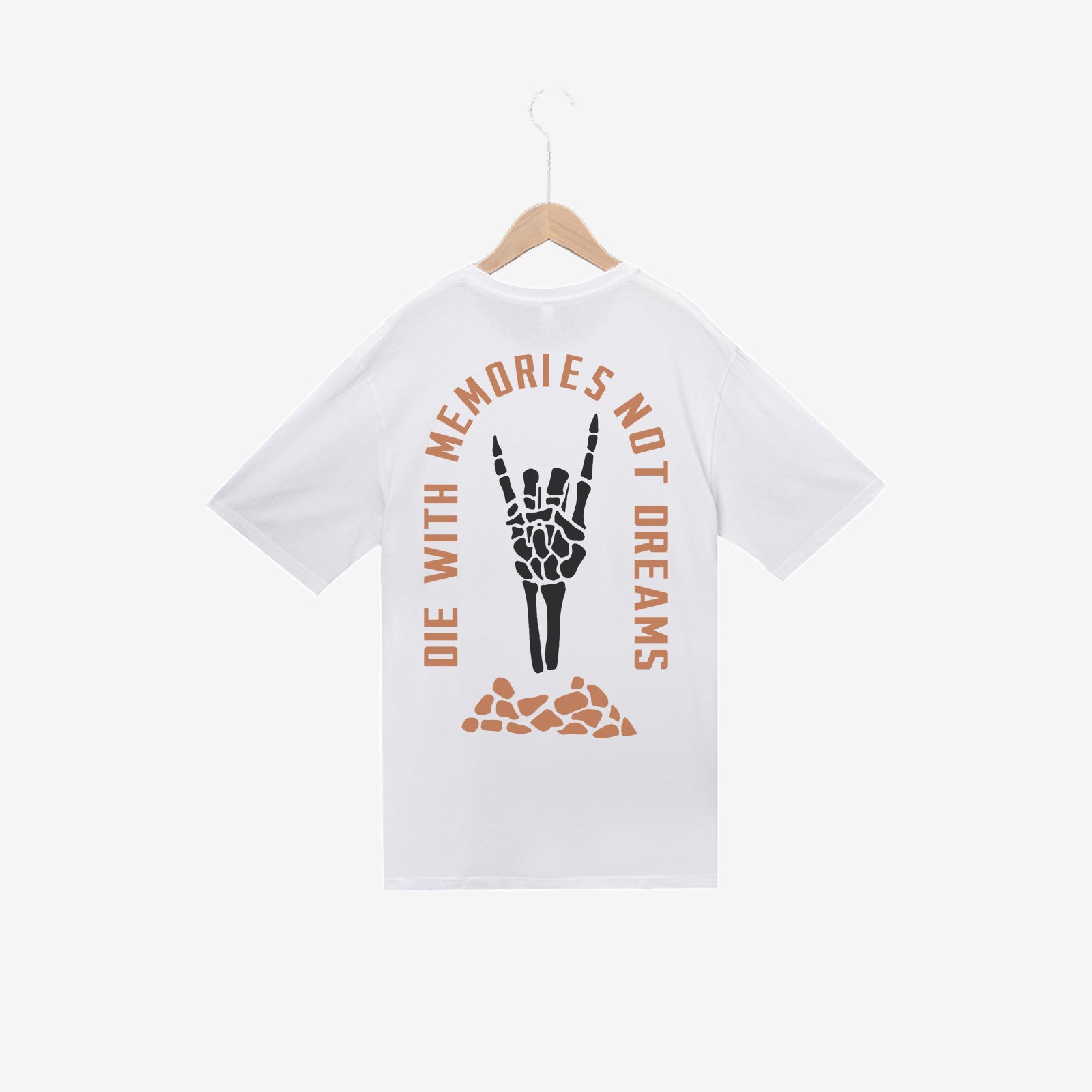 Uprandy Die With Memories Not Dreams Printed Men Casual T-Shirt - chicyea
