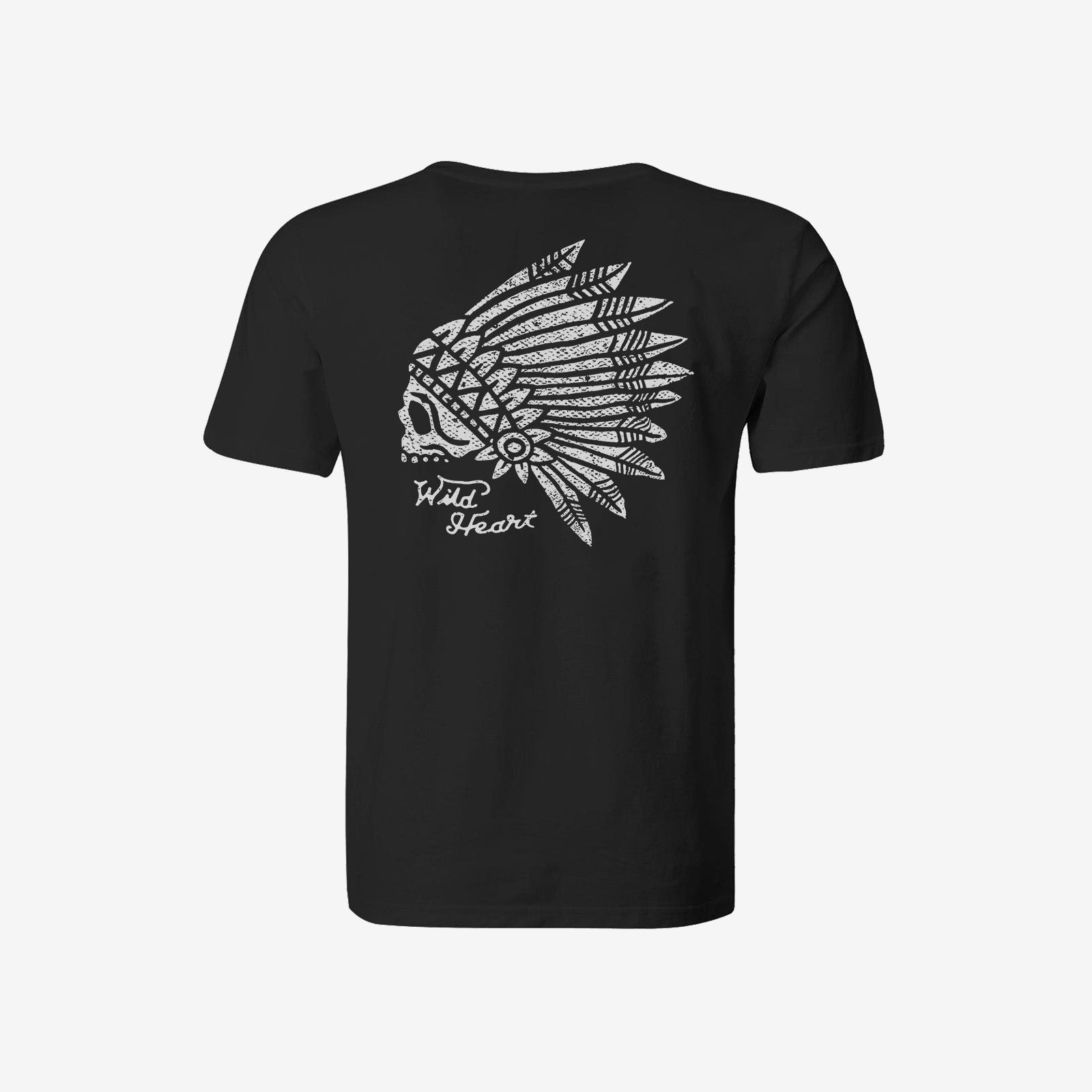 Uprandy Tribal Hat Skull Printed Men T-Shirt - chicyea