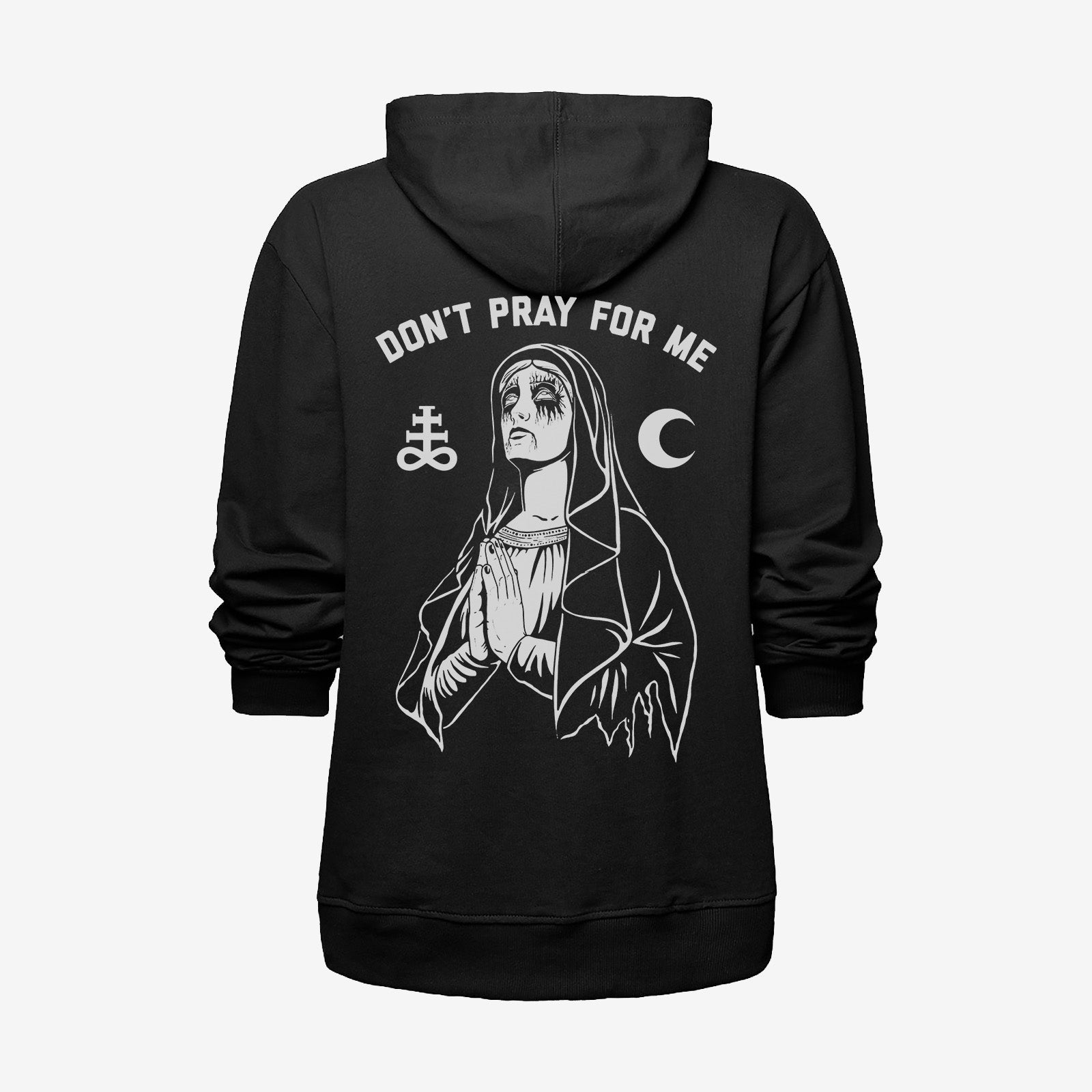 Uprandy Don'T Pray For Me Printed Designer Men Hoodie - chicyea