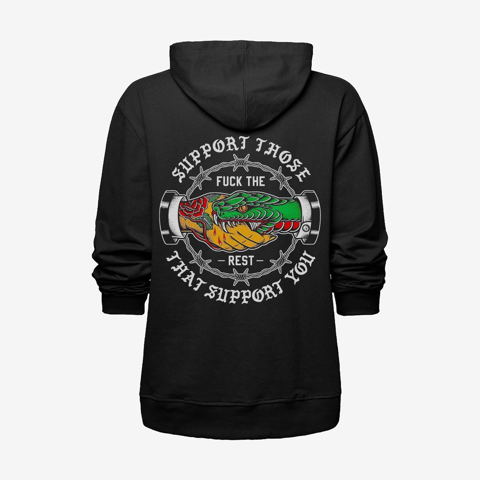 Uprandy Support Those That Support You Printed Men Hoodie - chicyea