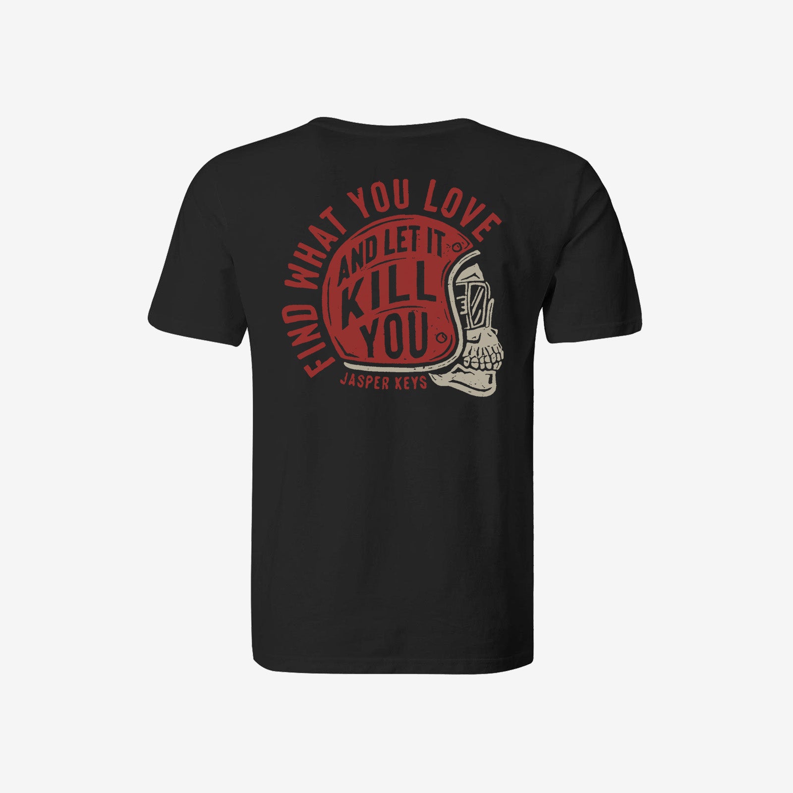 Uprandy Stylish Devil Print Black T-Shirt - chicyea
