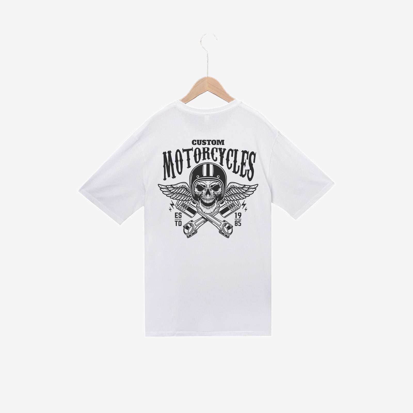 Uprandy Cool Motorcycles Printed T-Shirt - chicyea