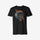 Uprandy Tiger Print Trendy Black Loose T-Shirt - chicyea