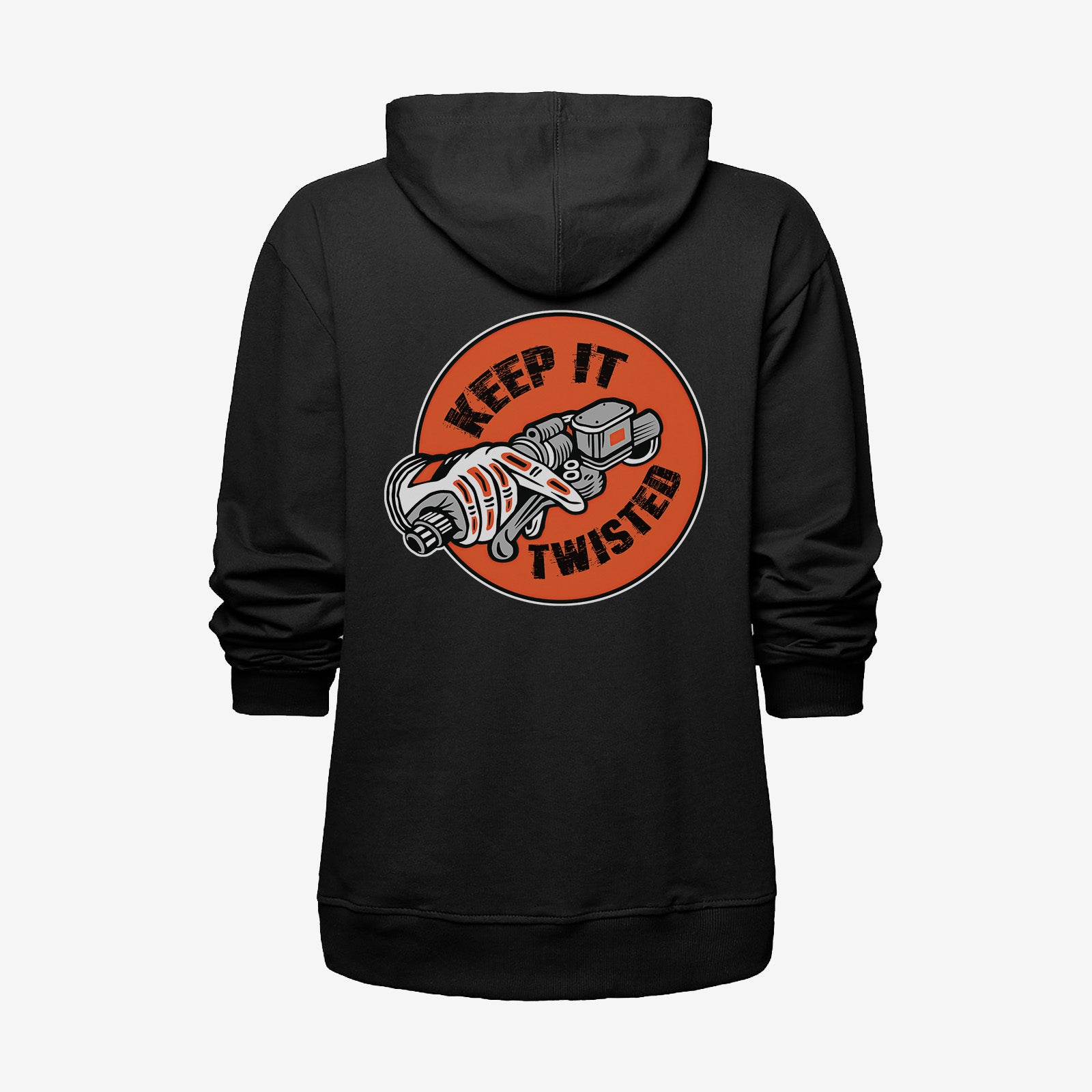 Uprandy Keep It Twisted Grip The Handle Printed Men Hoodie - chicyea