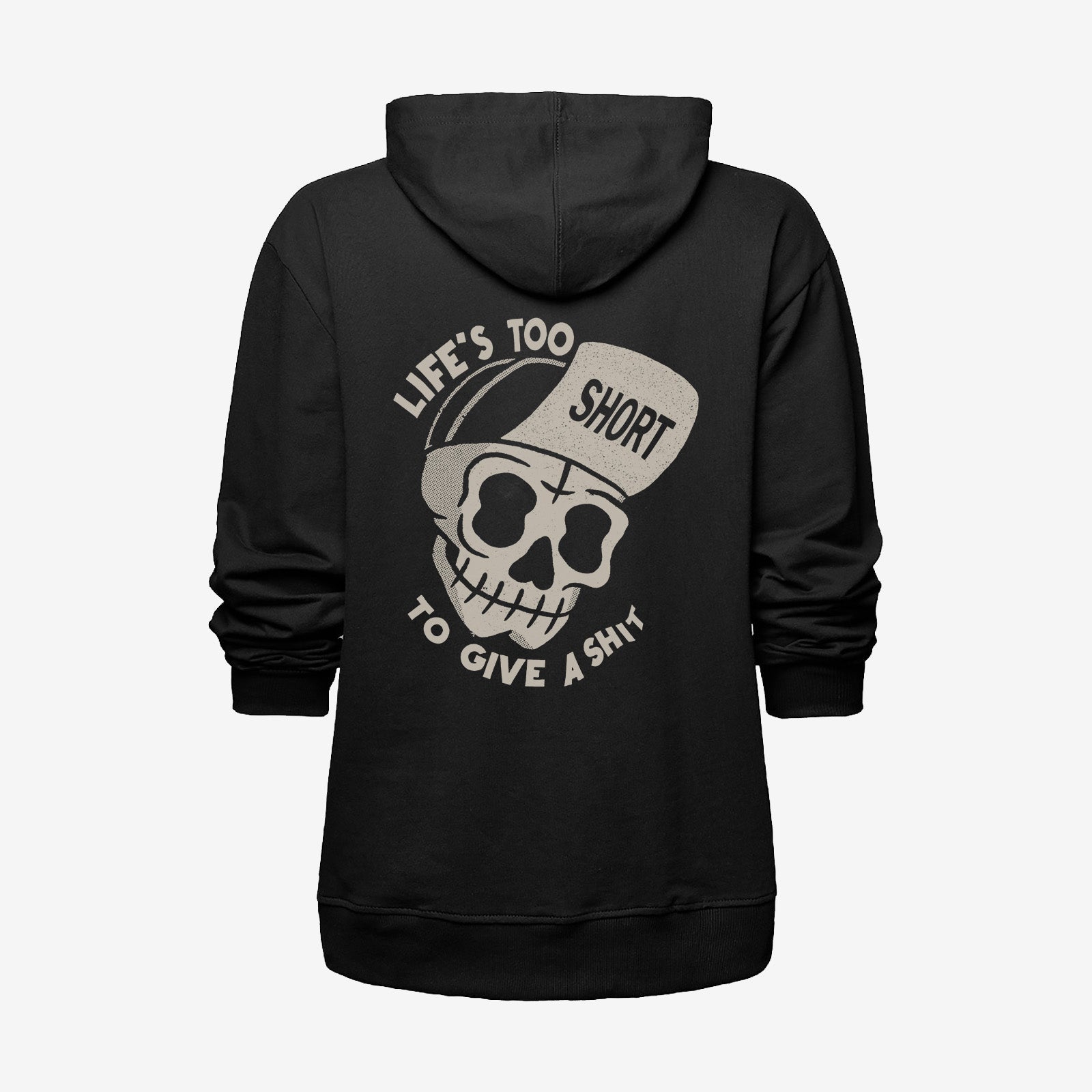 Uprandy Life Too To Give A Shit Printed Men Hoodie - chicyea