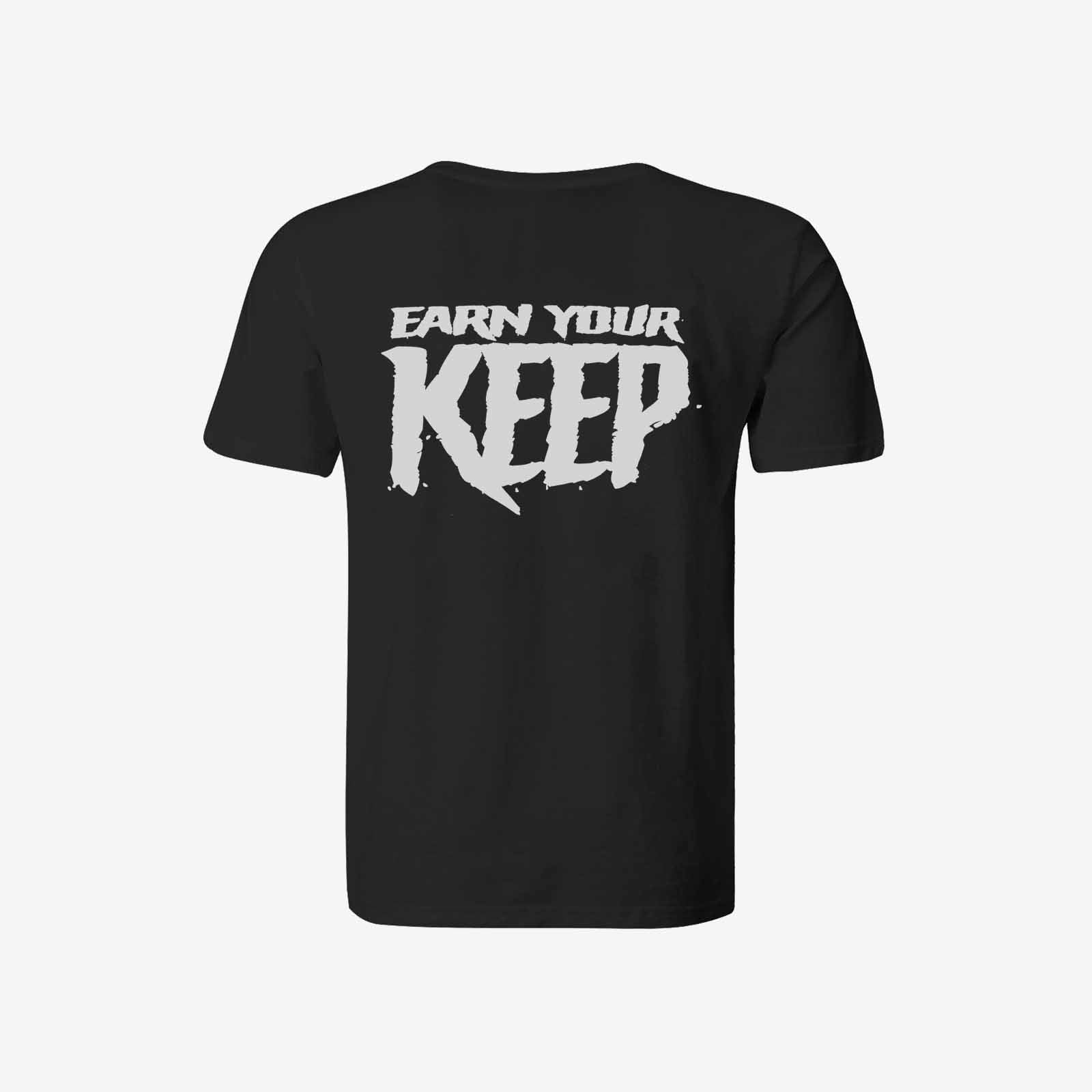 Livereid Earn Your Keep Letter T-Shirt - chicyea
