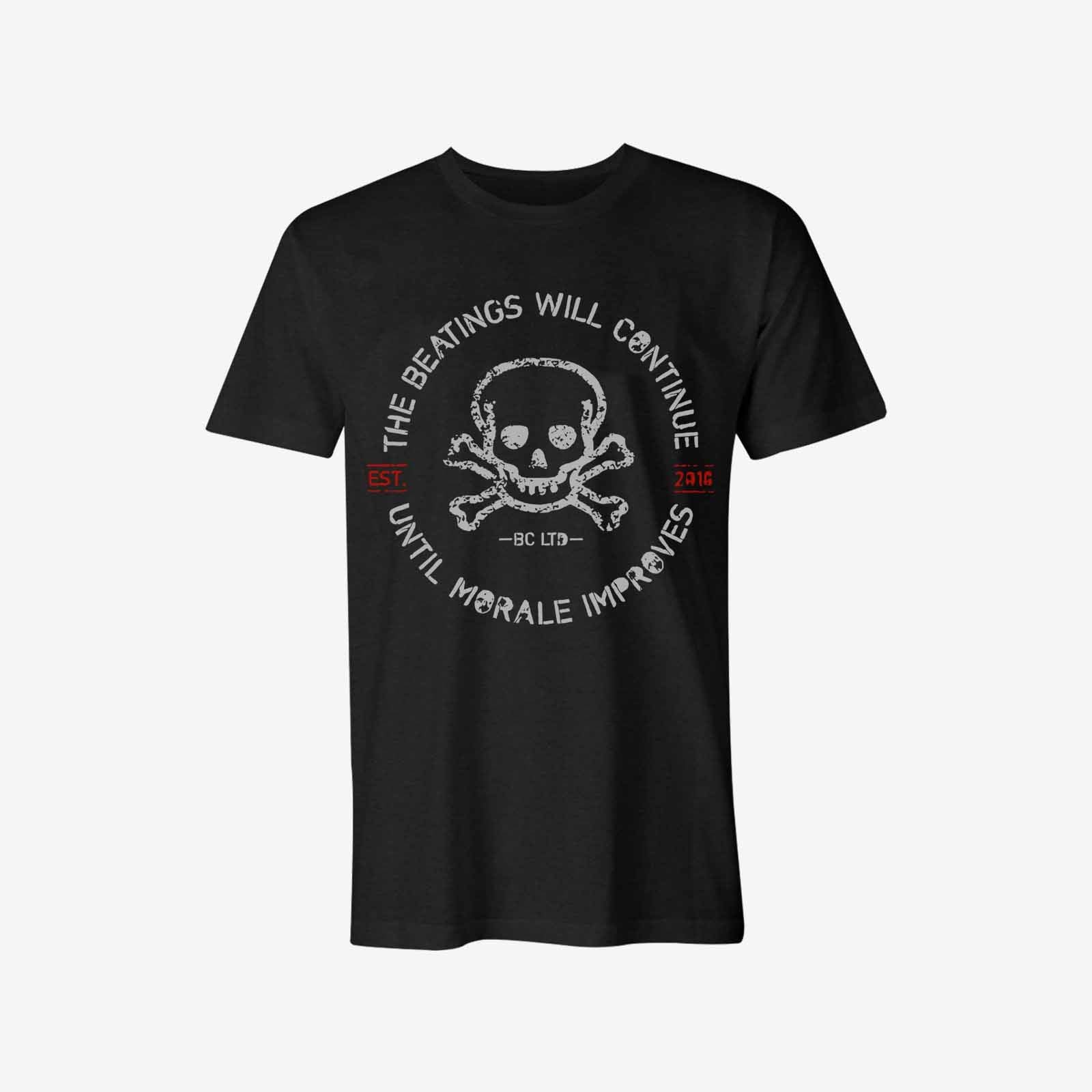 Livereid Letter Skull Graphic Casual T-Shirt - chicyea