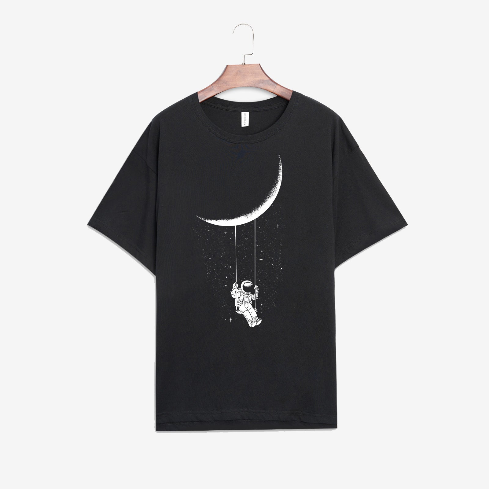 Neojana Astronauts Swing Printed Designer T-Shirt - chicyea