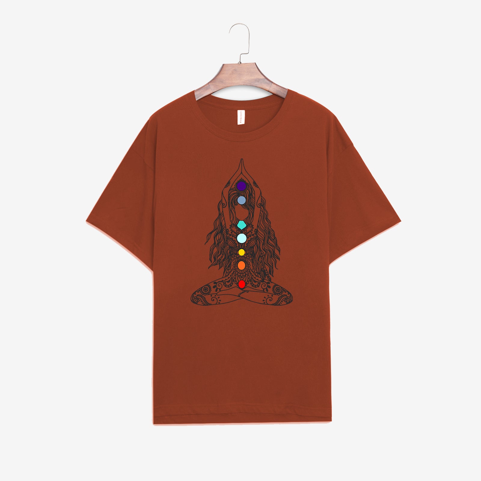 Neojana Art Chakra Pattern Women T-Shirt - chicyea