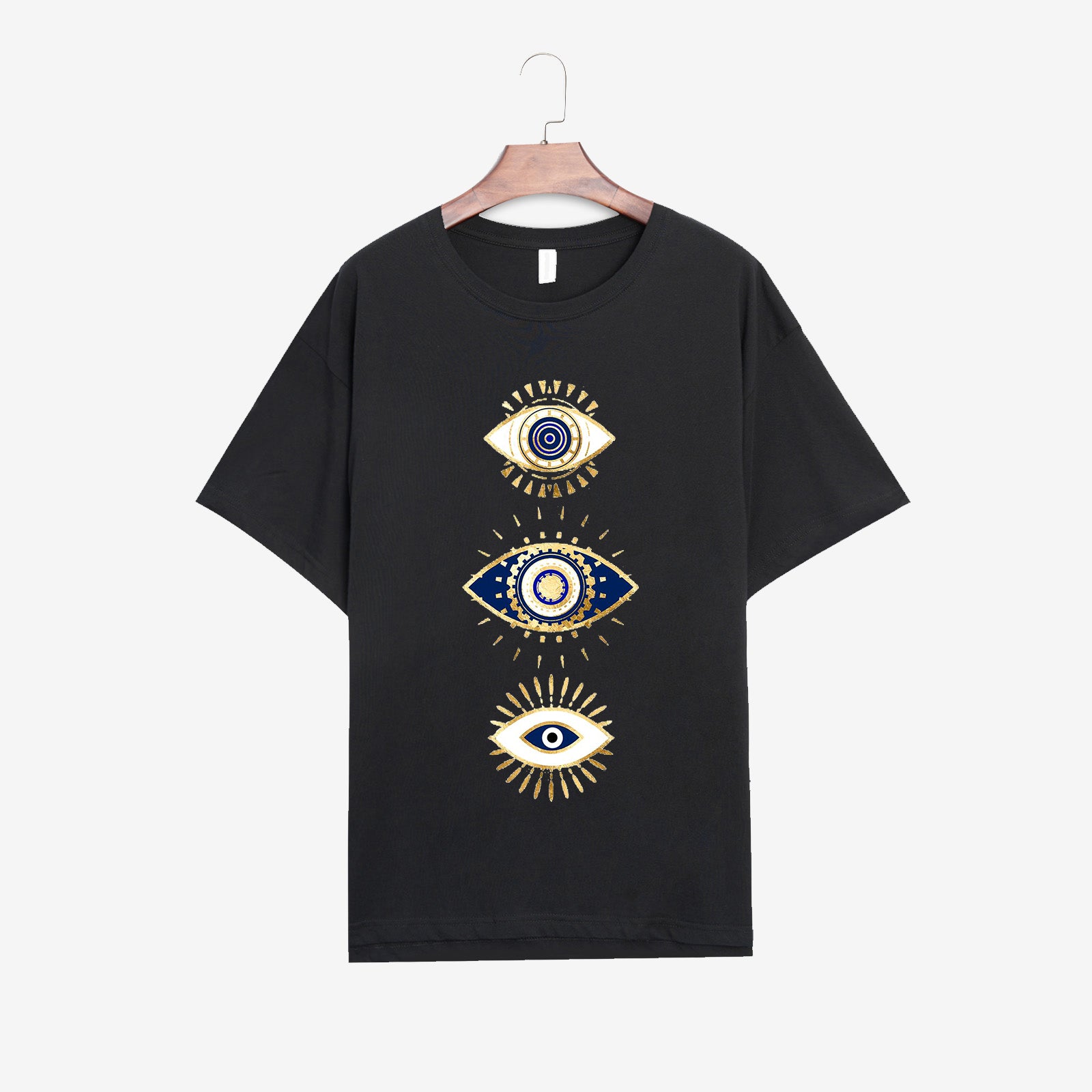 Neojana Evil Eyes Casual Fashion Women T-Shirt - chicyea