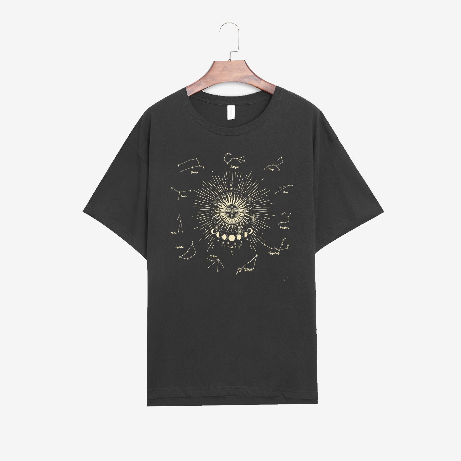 Neojana Women Sun Print Retro T-Shirt - chicyea